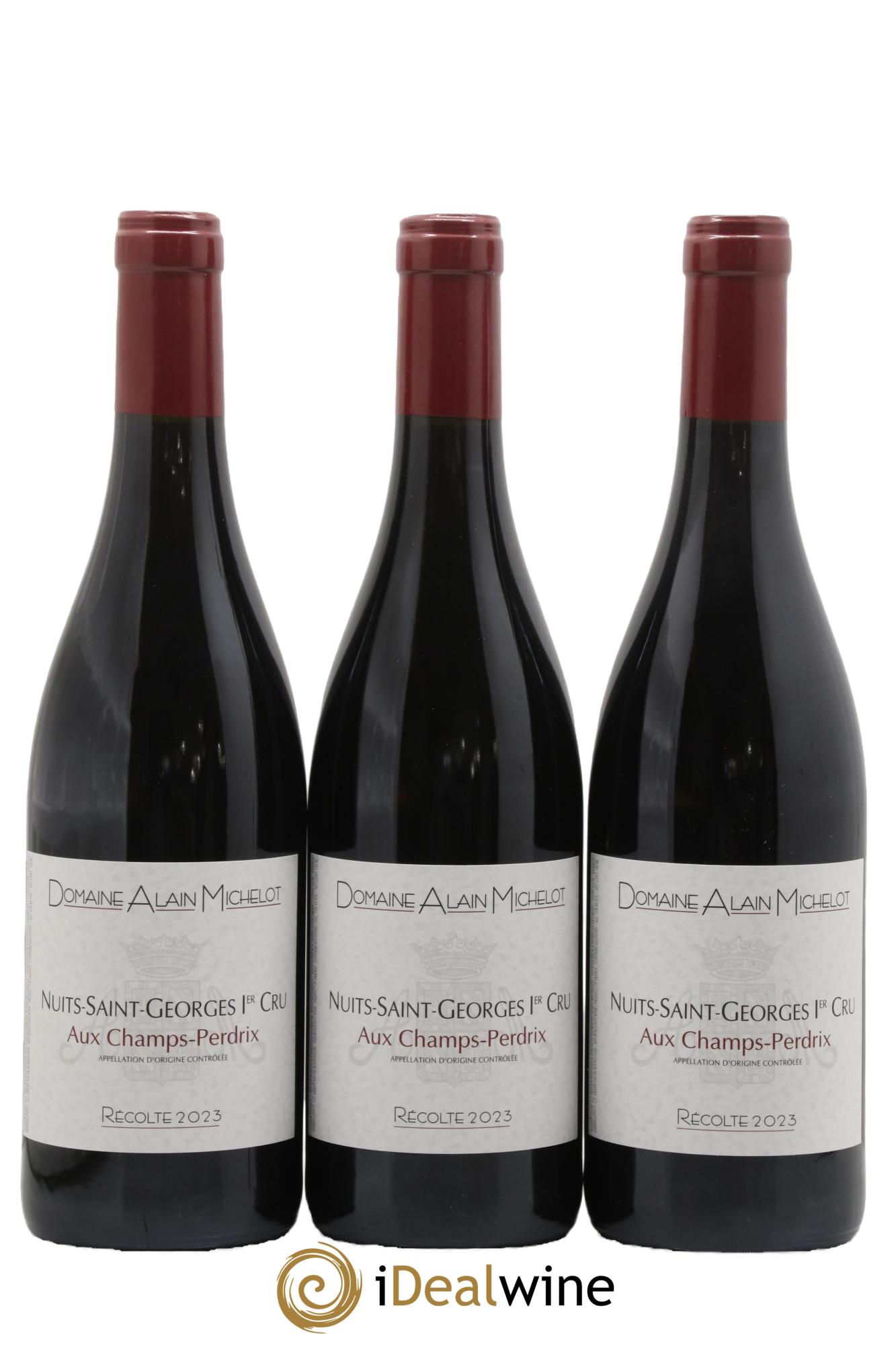 Nuits-Saint-Georges 1er Cru Aux Champs Perdrix Alain Michelot 2023 - Posten von 3 Flaschen - 0