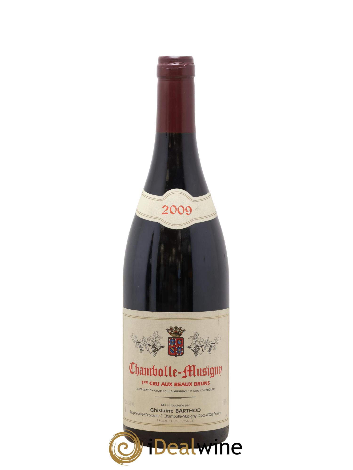 Chambolle-Musigny 1er Cru Aux Beaux Bruns Ghislaine Barthod 2009 - Lot de 1 bouteille - 0