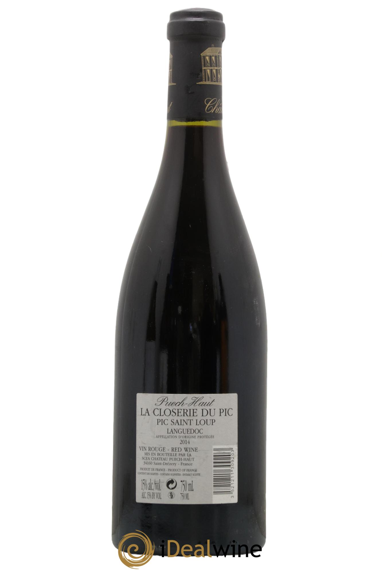 Pic Saint-Loup La Closerie Du Pic 2014 - Lot de 1 bouteille - 1