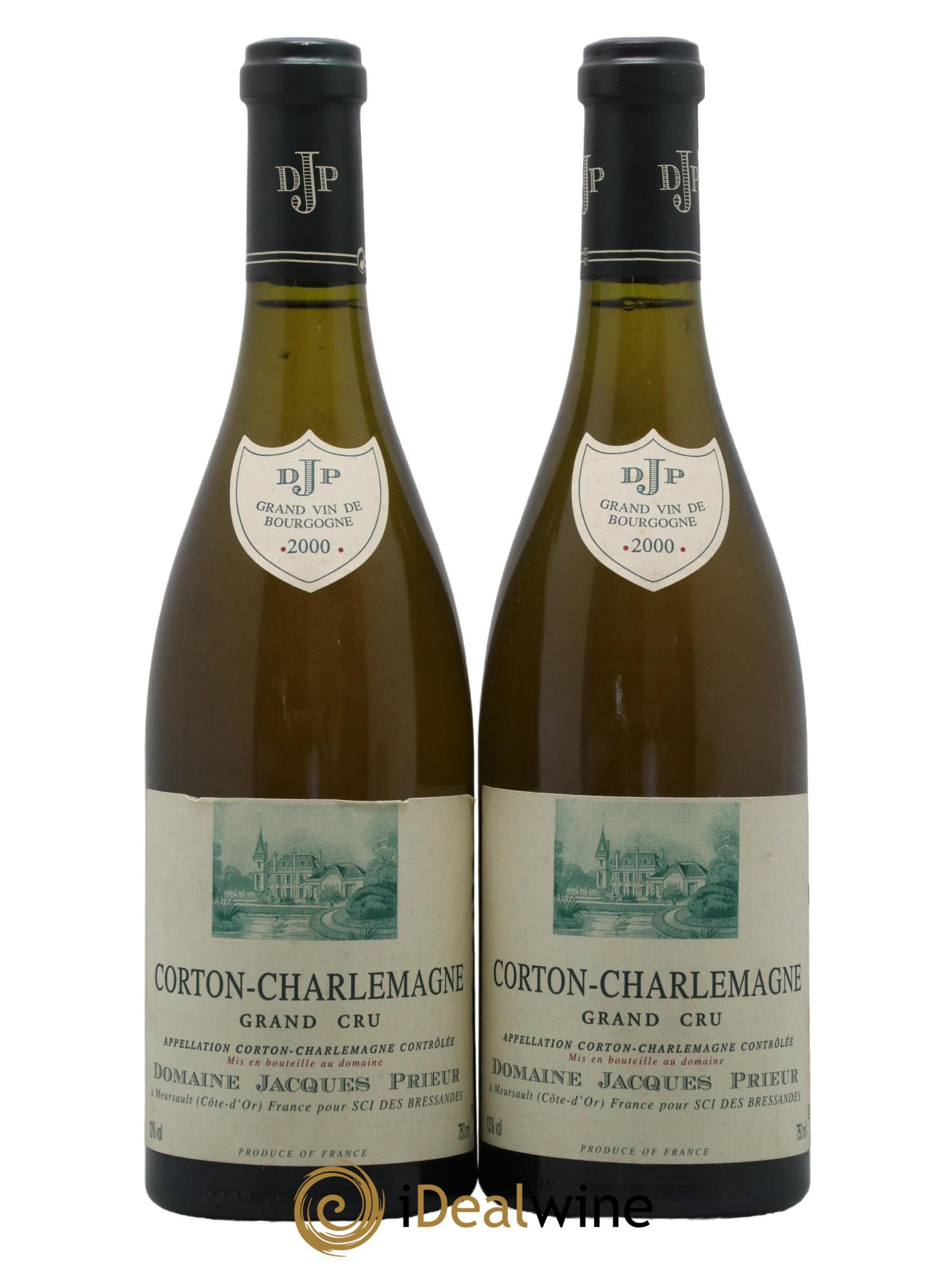 Corton-Charlemagne Grand Cru Jacques Prieur (Domaine) 2000 - Lot de 2 bouteilles - 0