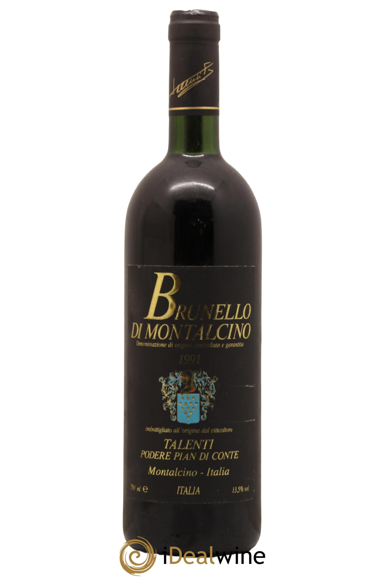 Brunello di Montalcino Talenti 1991 - Lot de 1 bouteille - 0