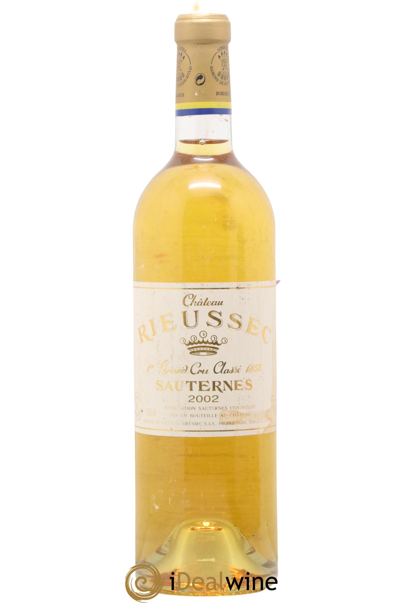 Château Rieussec 1er Grand Cru Classé 2002 - Posten von 1 Flasche - 0