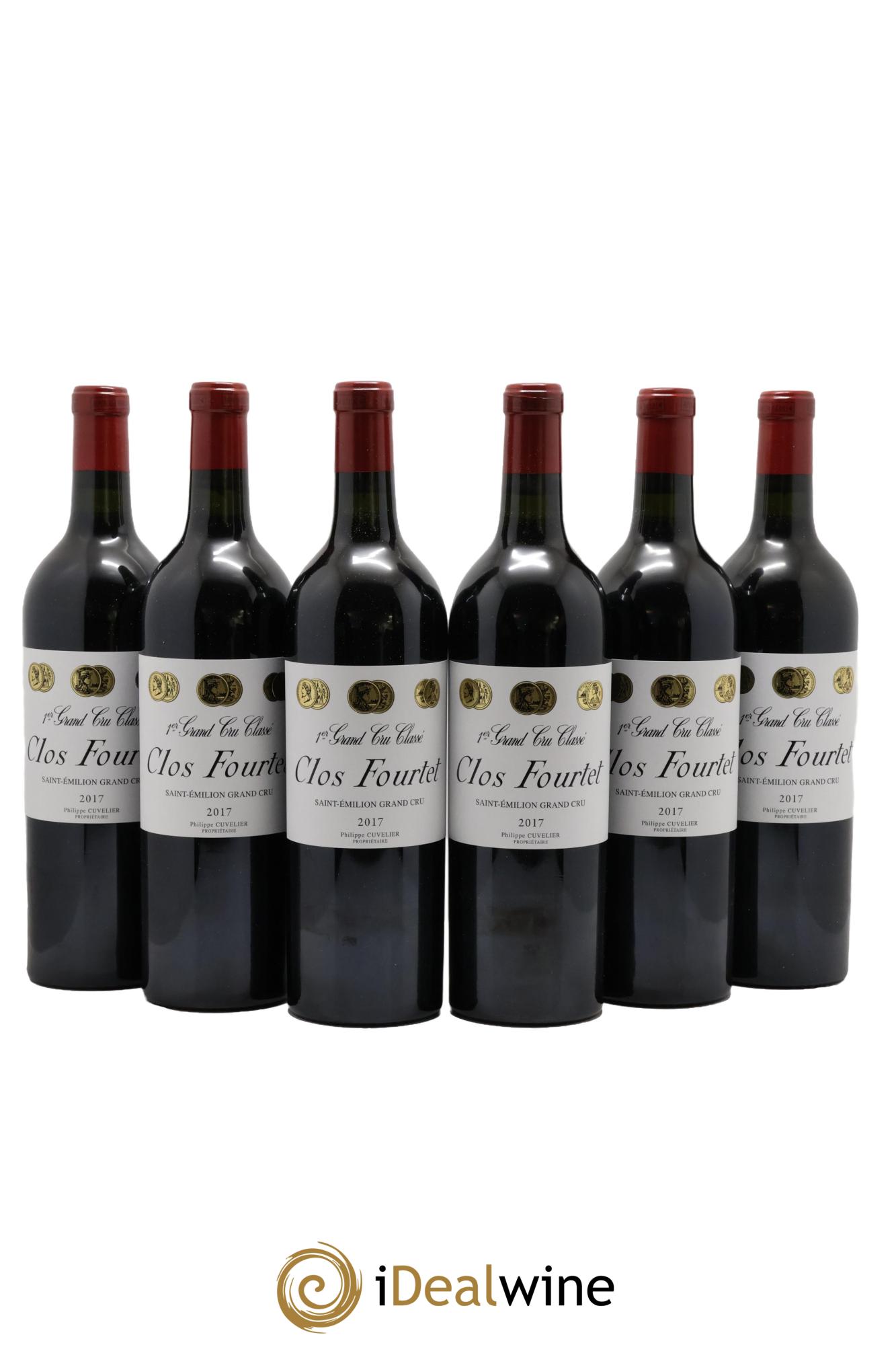 Clos Fourtet 1er Grand Cru Classé B 2017 - Lot of 6 bottles - 0