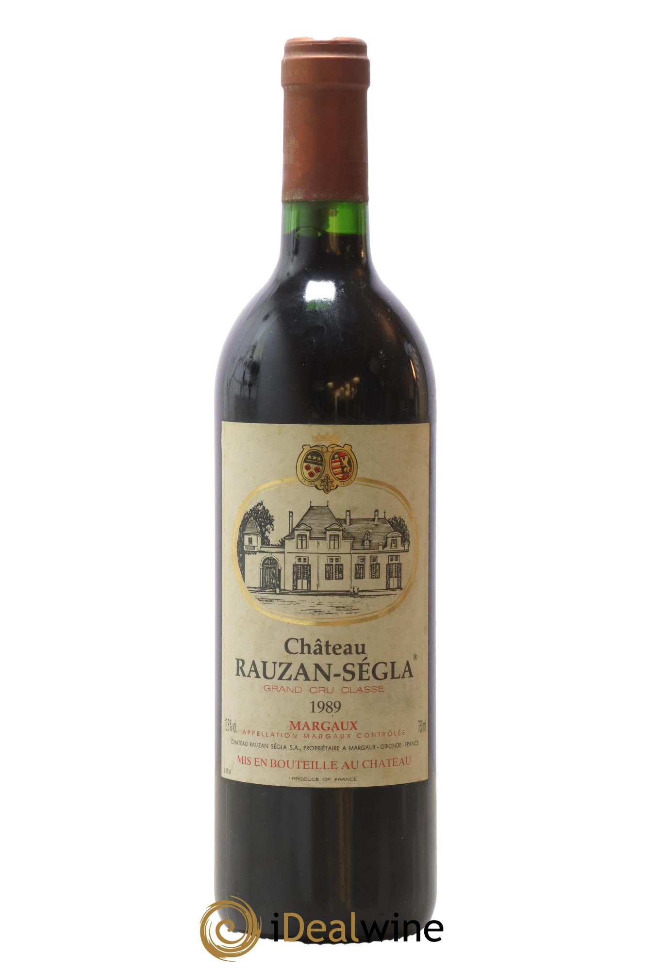 Château Rauzan Ségla Grand Cru Classé 1989 - Lot de 1 bouteille - 0