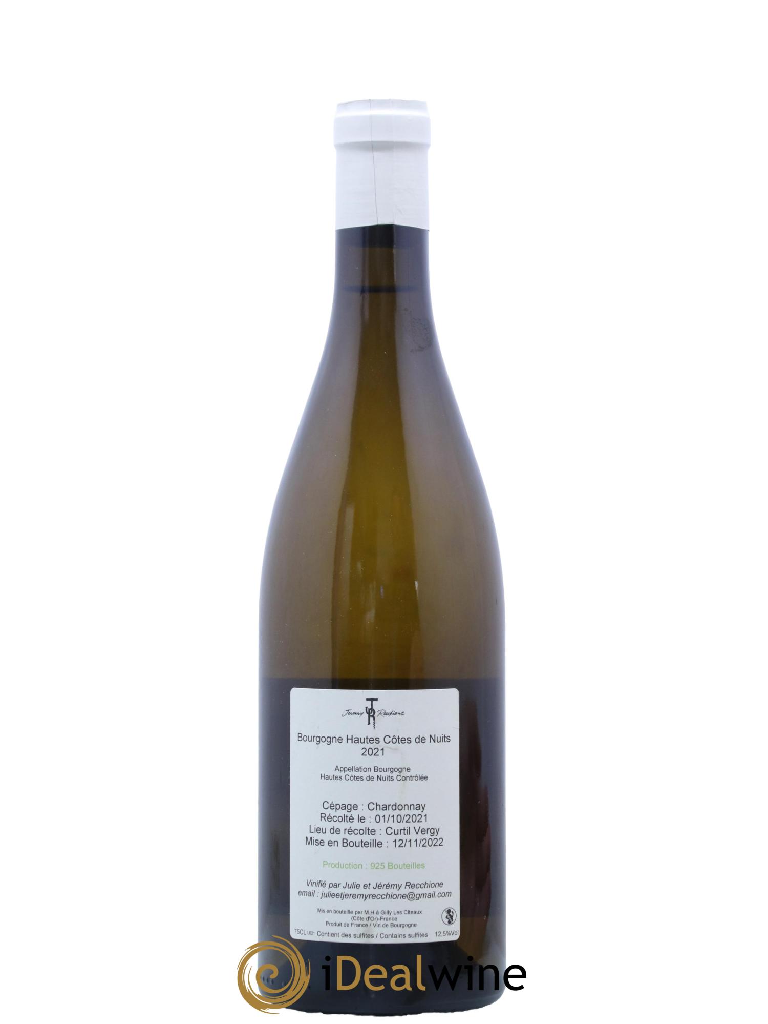 Hautes-Côtes de Nuits Domaine Recchione 2021 - Lot de 1 bouteille - 1