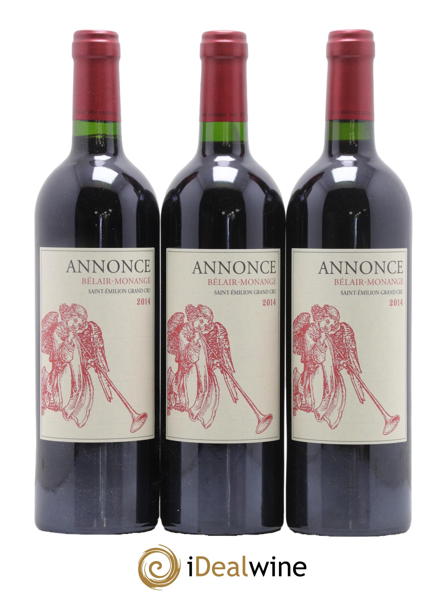 Saint-Émilion Grand Cru Annonce de Bélair-Monange Château Bélair-Monange 2014 - Lot of 6 bottles - 2