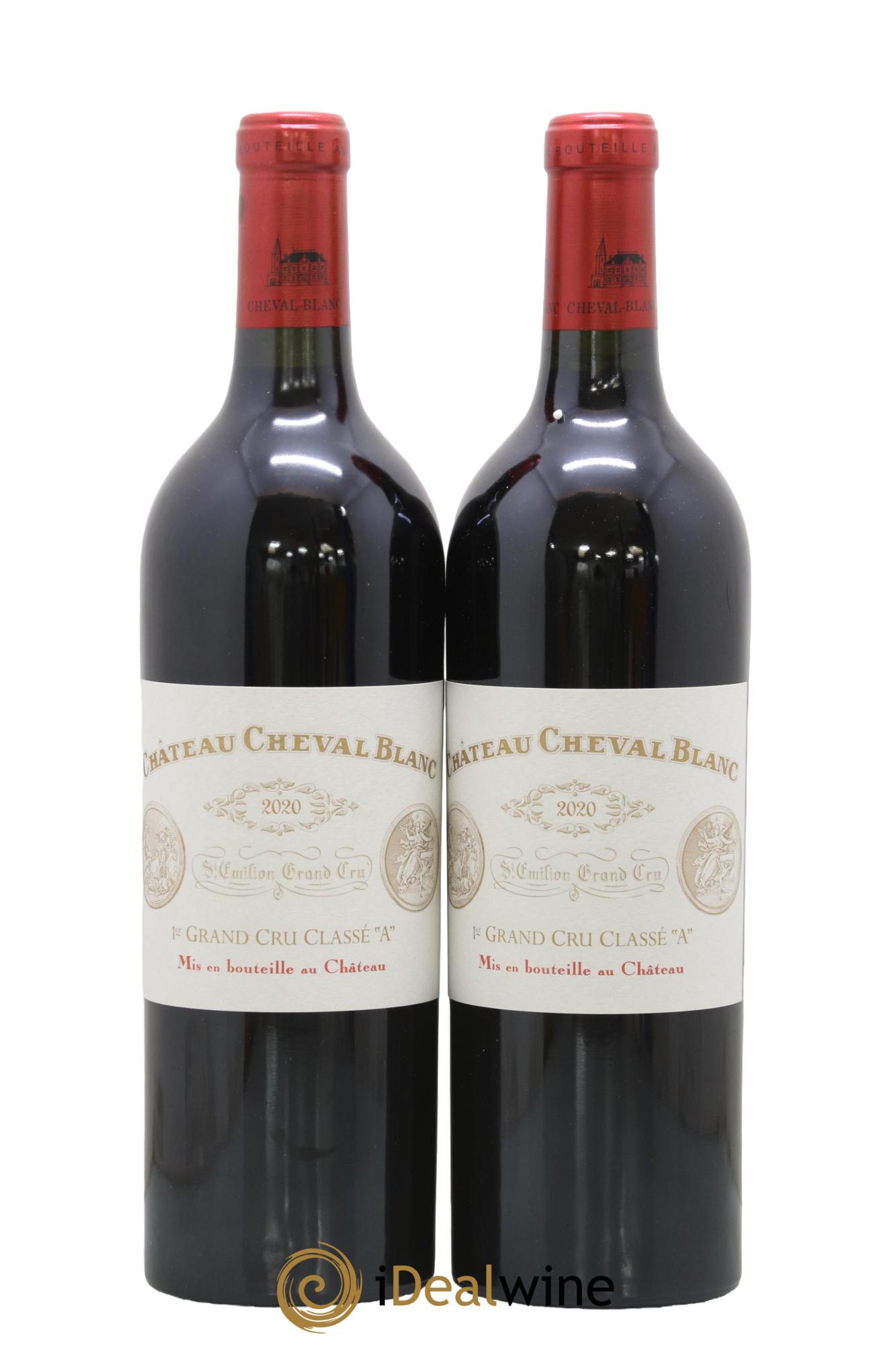 Château Cheval Blanc 1er Grand Cru Classé A 2020 - Lot de 2 bouteilles - 0