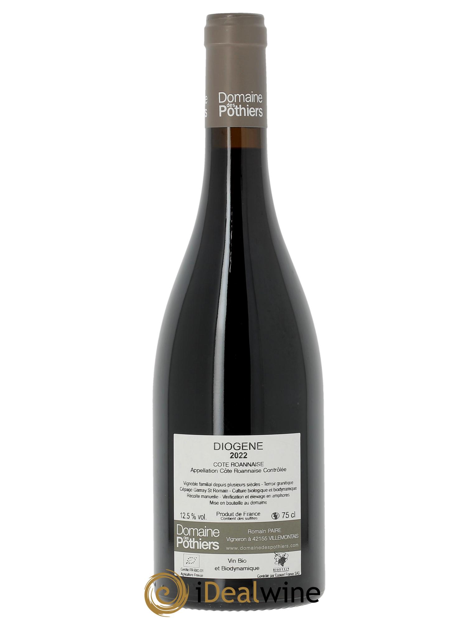 Côte Roannaise Diogène Domaine des Pothiers  2022 - Lotto di 1 bottiglia - 1