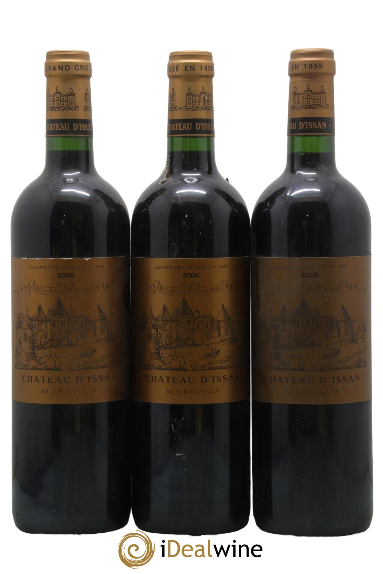 Château d'Issan 3ème Grand Cru Classé 2006 - Lot de 3 bouteilles - 0
