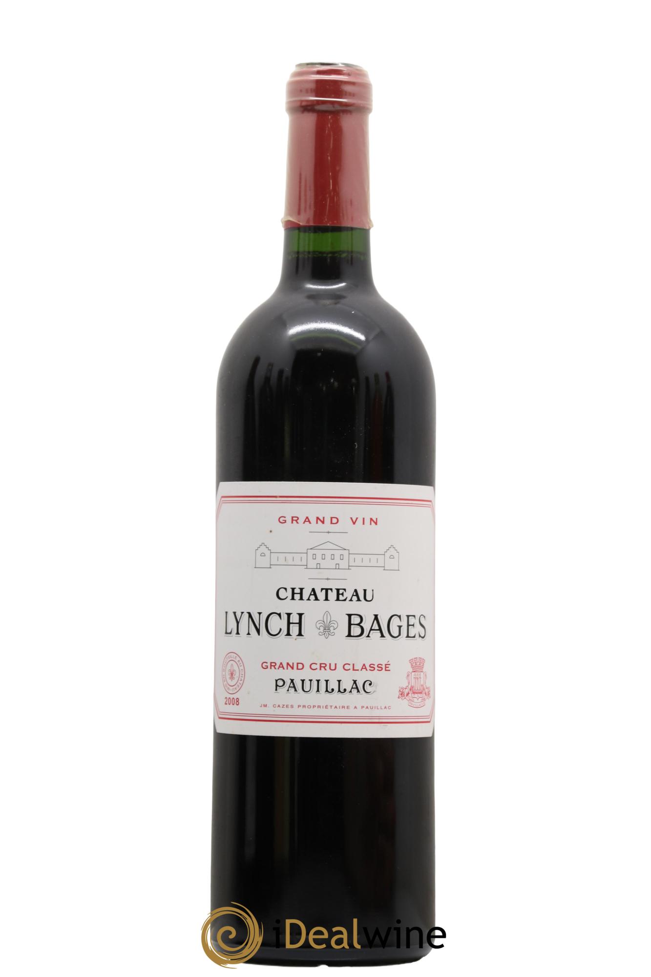 Château Lynch Bages 5ème Grand Cru Classé 2008 - Lot de 1 bouteille - 0