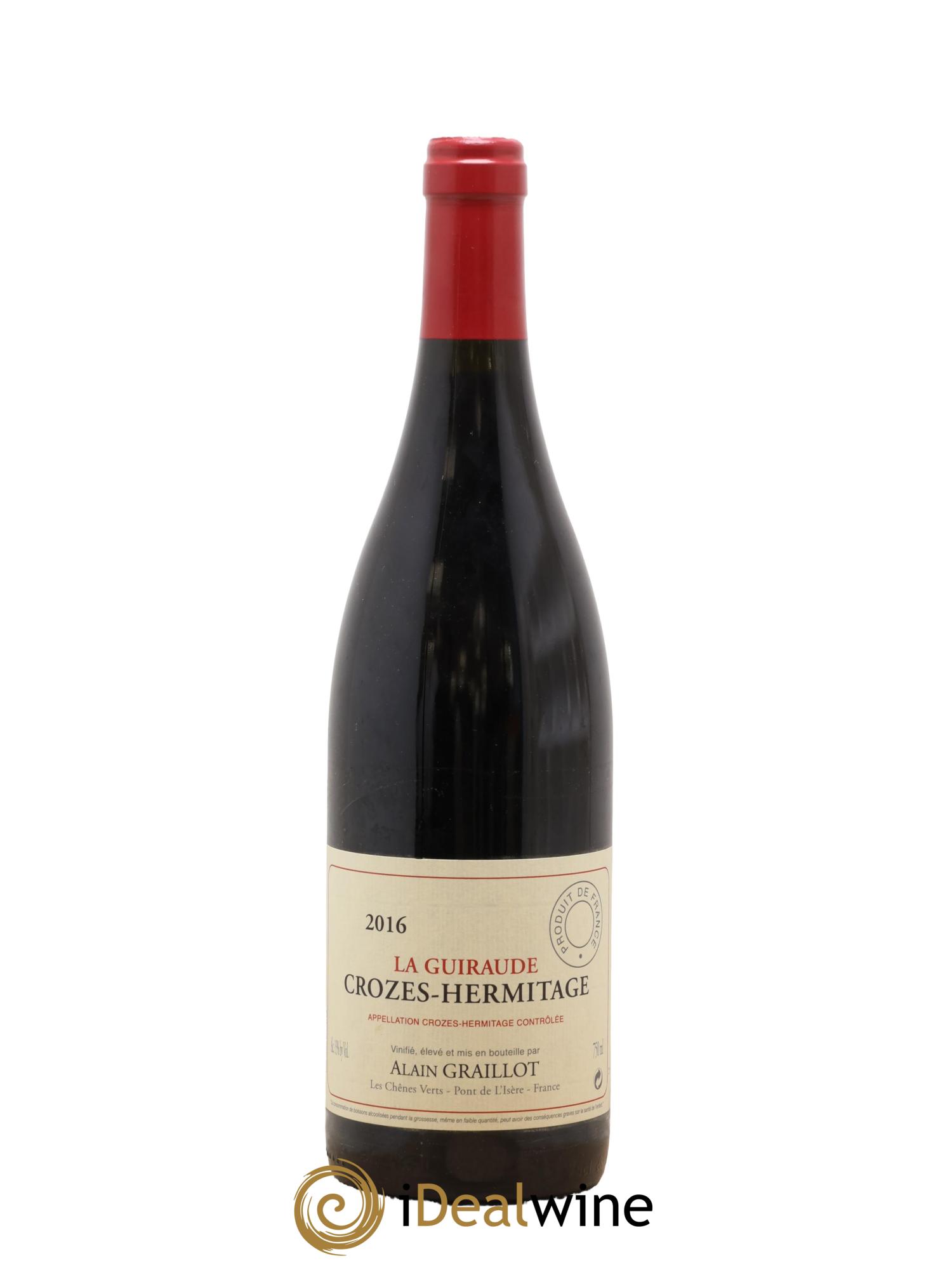 Crozes-Hermitage La Guiraude Domaine Graillot 2016 - Lot de 1 bouteille - 0