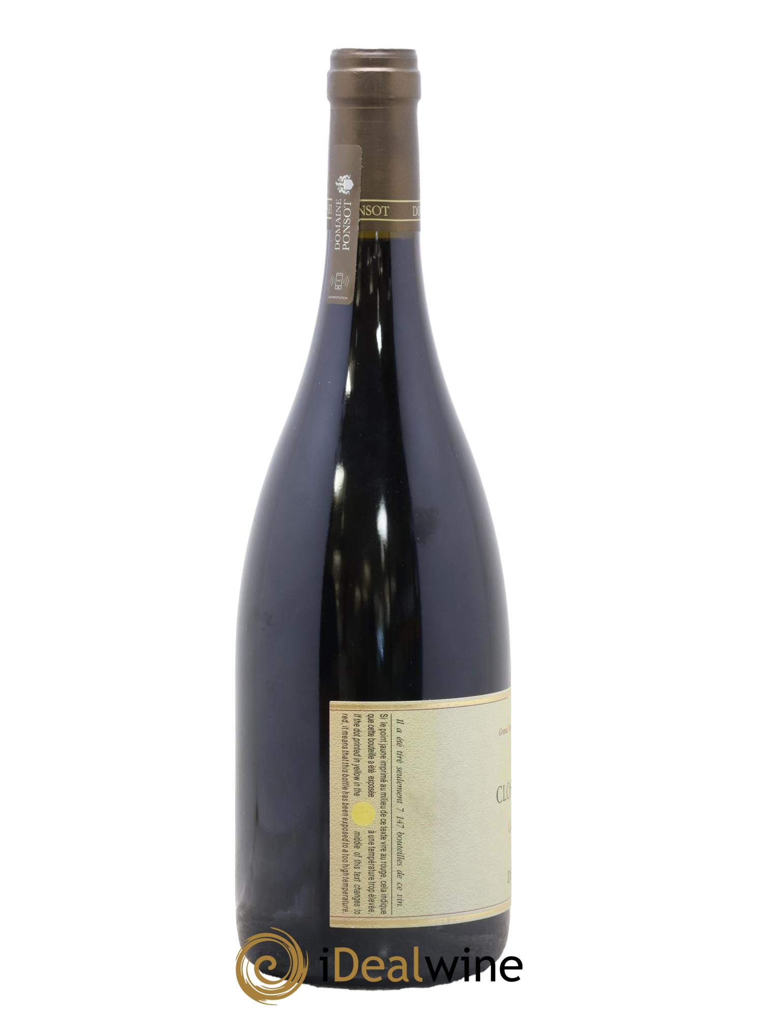 Clos de la Roche Grand Cru Vieilles Vignes Ponsot (Domaine)  2019 - Posten von 1 Flasche - 1
