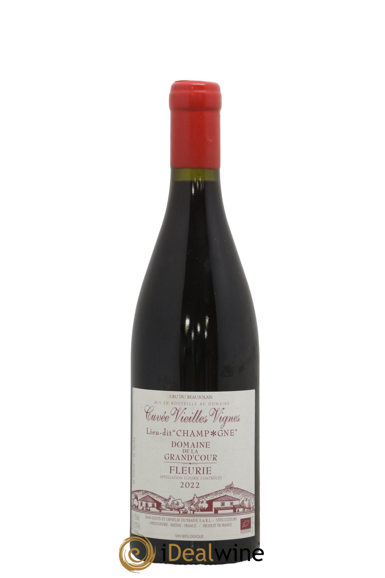 Fleurie Champagne - Cuvée Vieilles Vignes Grand'cour (Domaine de la) - Jean-Louis Dutraive 2022 - Lot of 1 bottle - 0