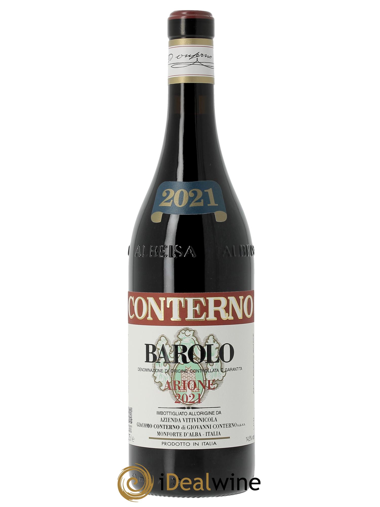 Barolo DOCG Arione Giacomo Conterno  2021 - Lot de 1 bouteille - 0