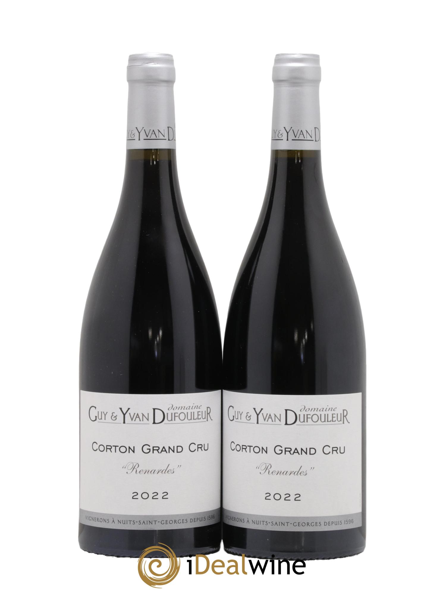 Corton Grand Cru Renardes Guy Et Yvan Dufouleur 2022 - Lotto di 2 bottiglie - 0