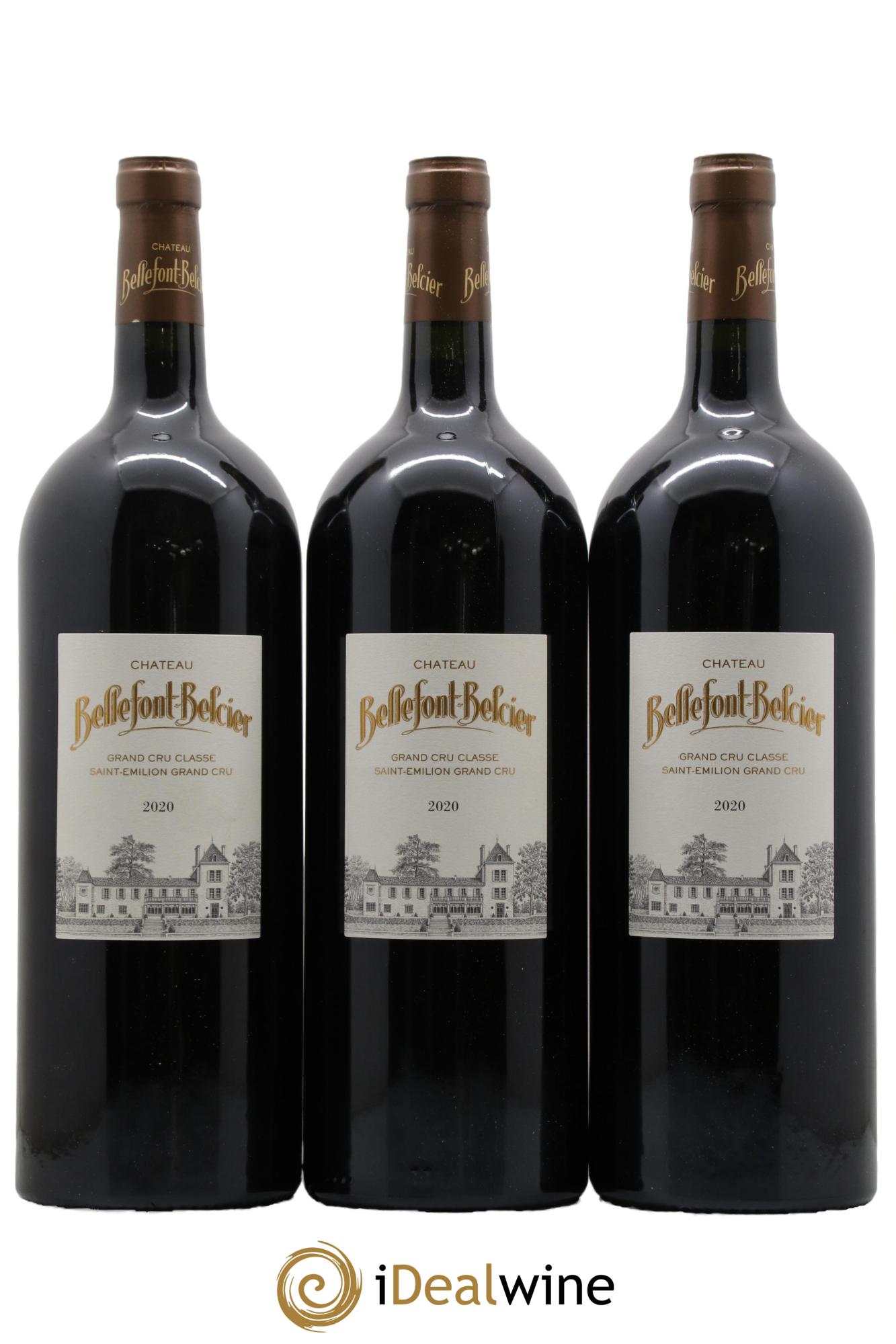 Château Bellefont-Belcier Grand Cru Classé 2020 - Lot de 3 magnums - 0