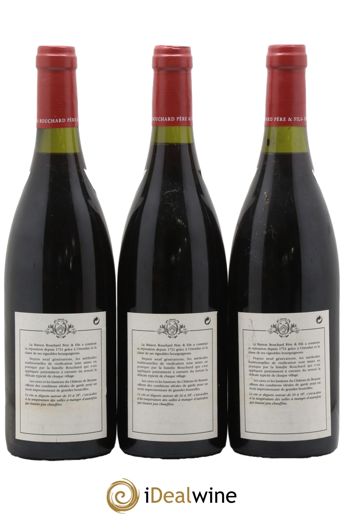 Chambertin Grand Cru Bouchard Père & Fils 1997 - Lot de 3 bouteilles - 1