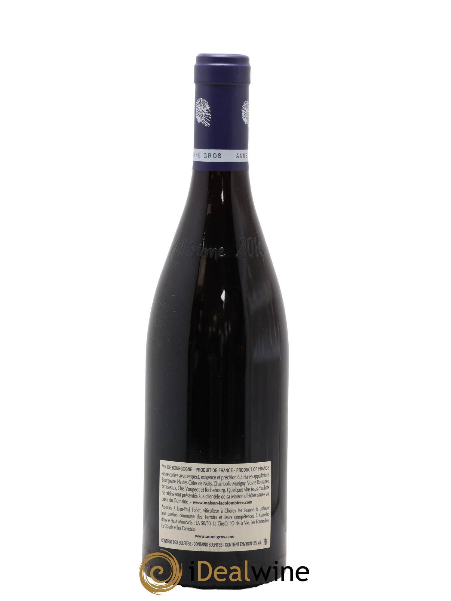 Echezeaux Grand Cru Les Loachausses Anne Gros  2016 - Lot of 1 bottle - 1