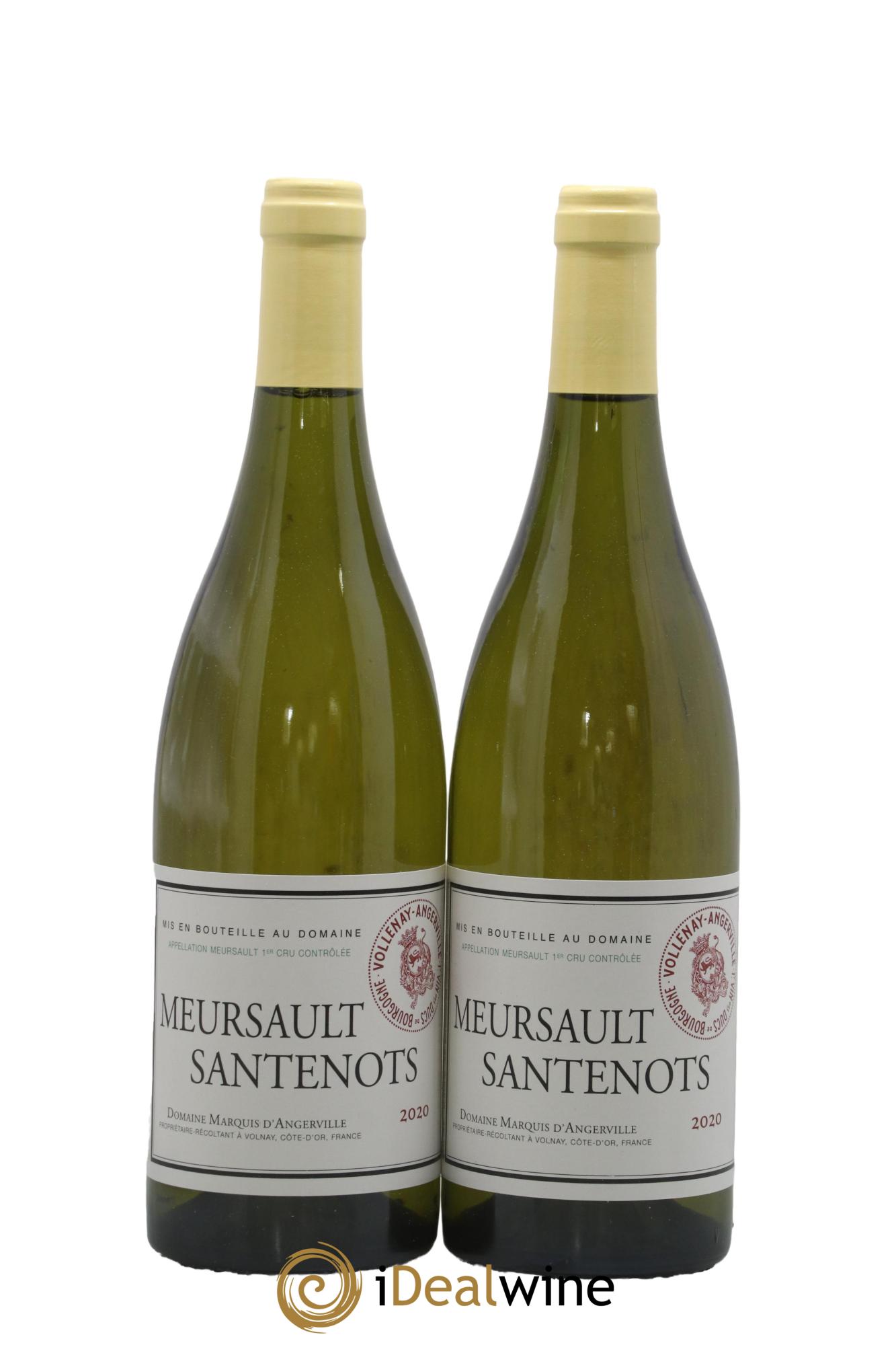 Meursault 1er Cru Santenots Marquis d'Angerville (Domaine) 2020 - Lot de 2 bouteilles - 0