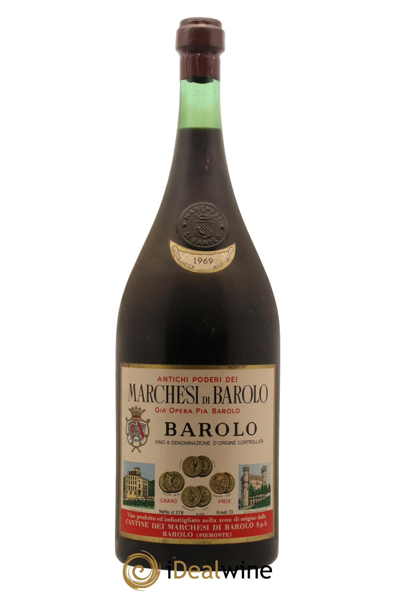 Barolo Marchesi di Barolo 1969 - Lot de 1 double magnum - 0