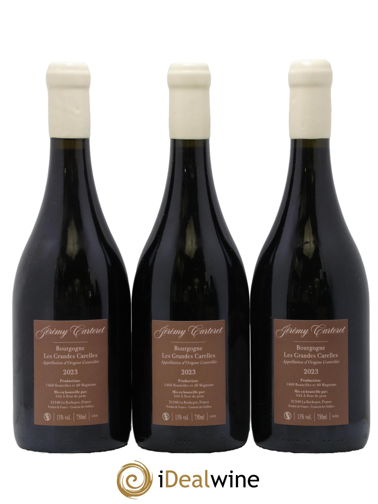 Bourgogne Les Grandes Carelles Jérémy Carteret 2023 - Posten von 3 Flaschen - 1