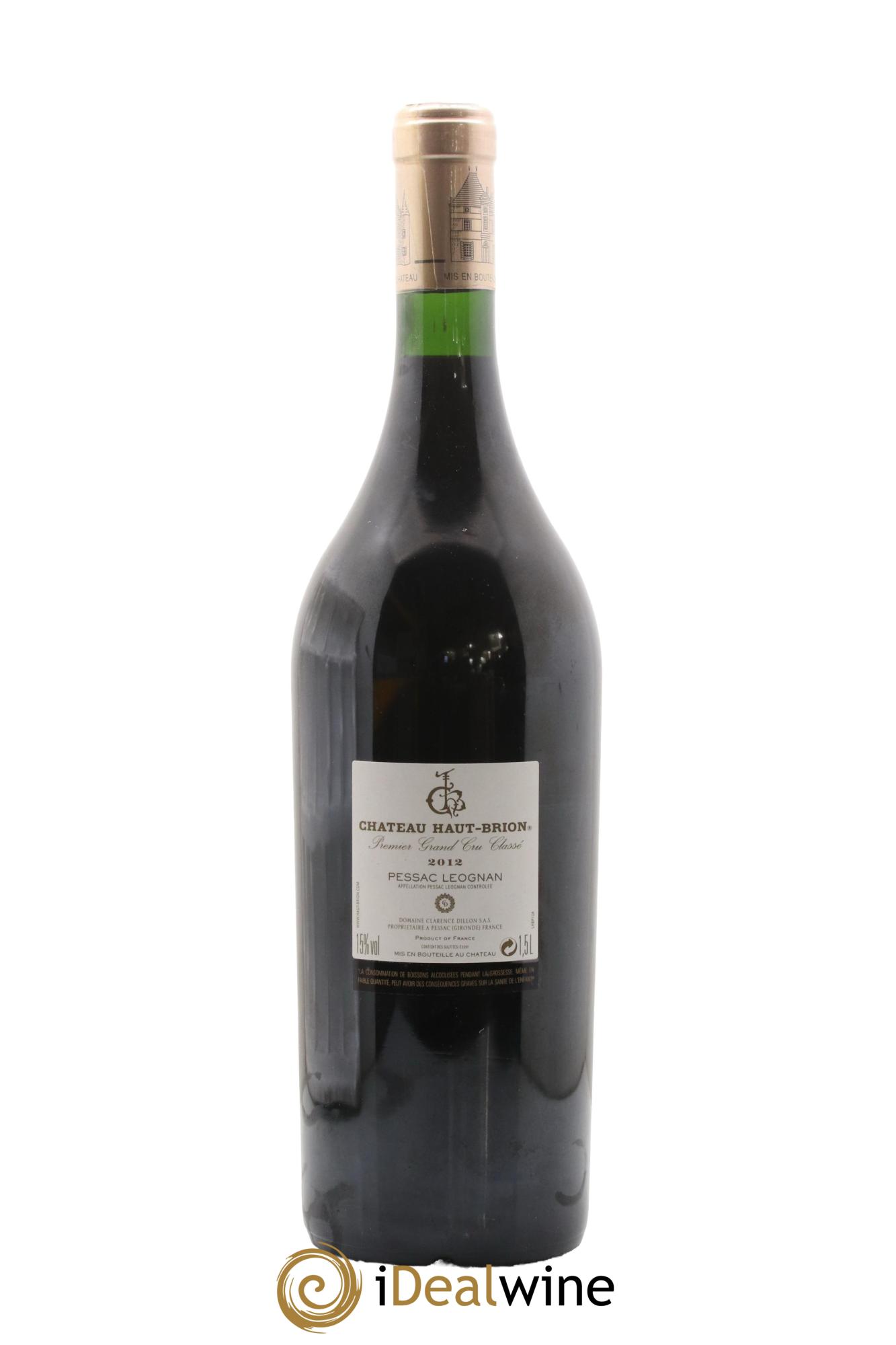 Château Haut Brion 1er Grand Cru Classé 2012 - Lot de 1 magnum - 1