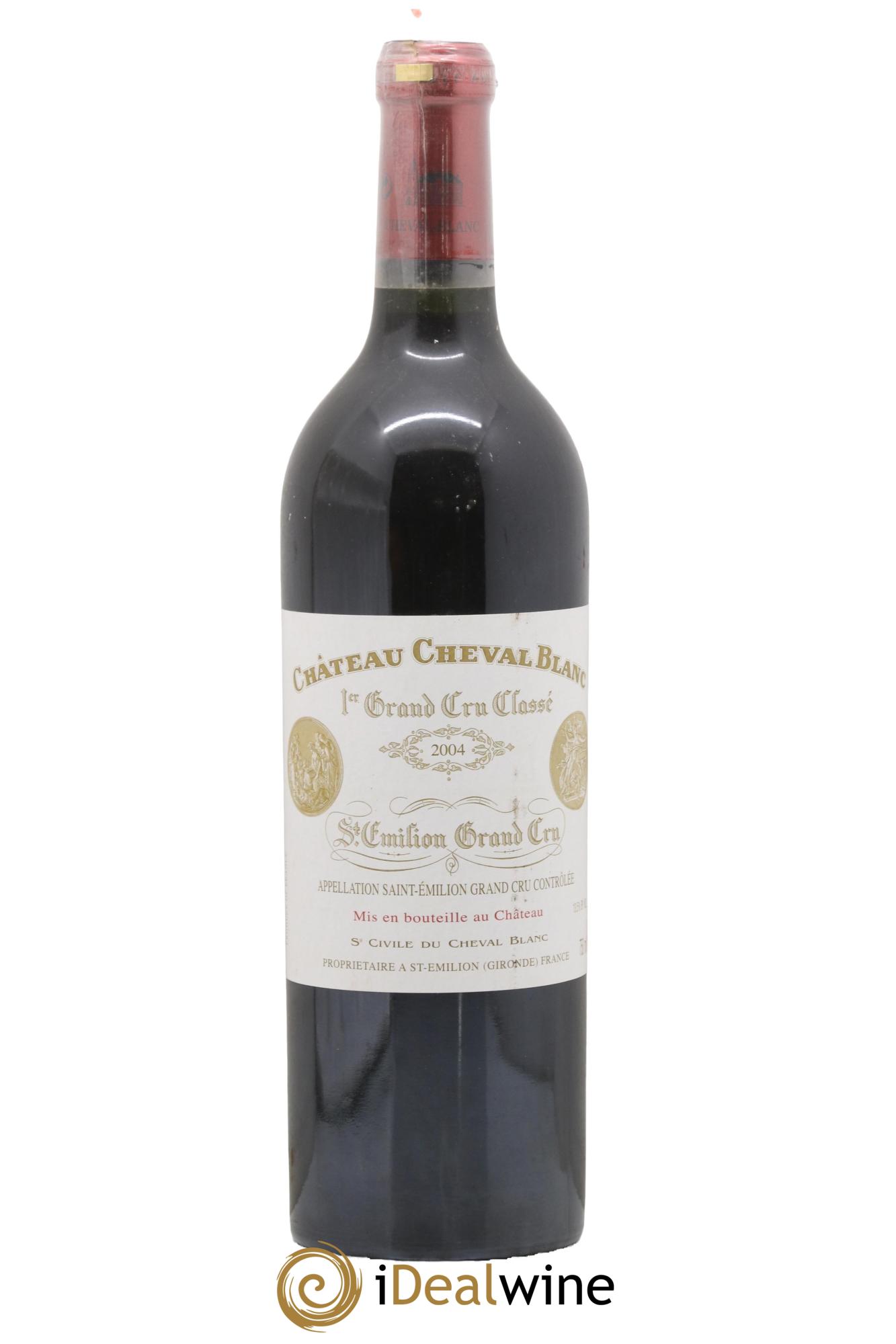 Château Cheval Blanc 1er Grand Cru Classé A 2004 - Lot de 1 bouteille - 0
