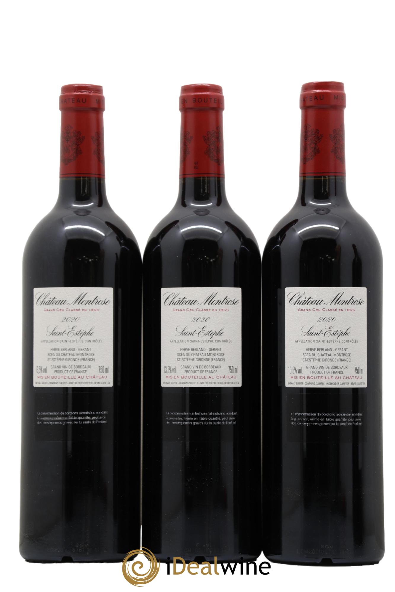 Château Montrose 2ème Grand Cru Classé 2020 - Lot de 6 bouteilles - 4
