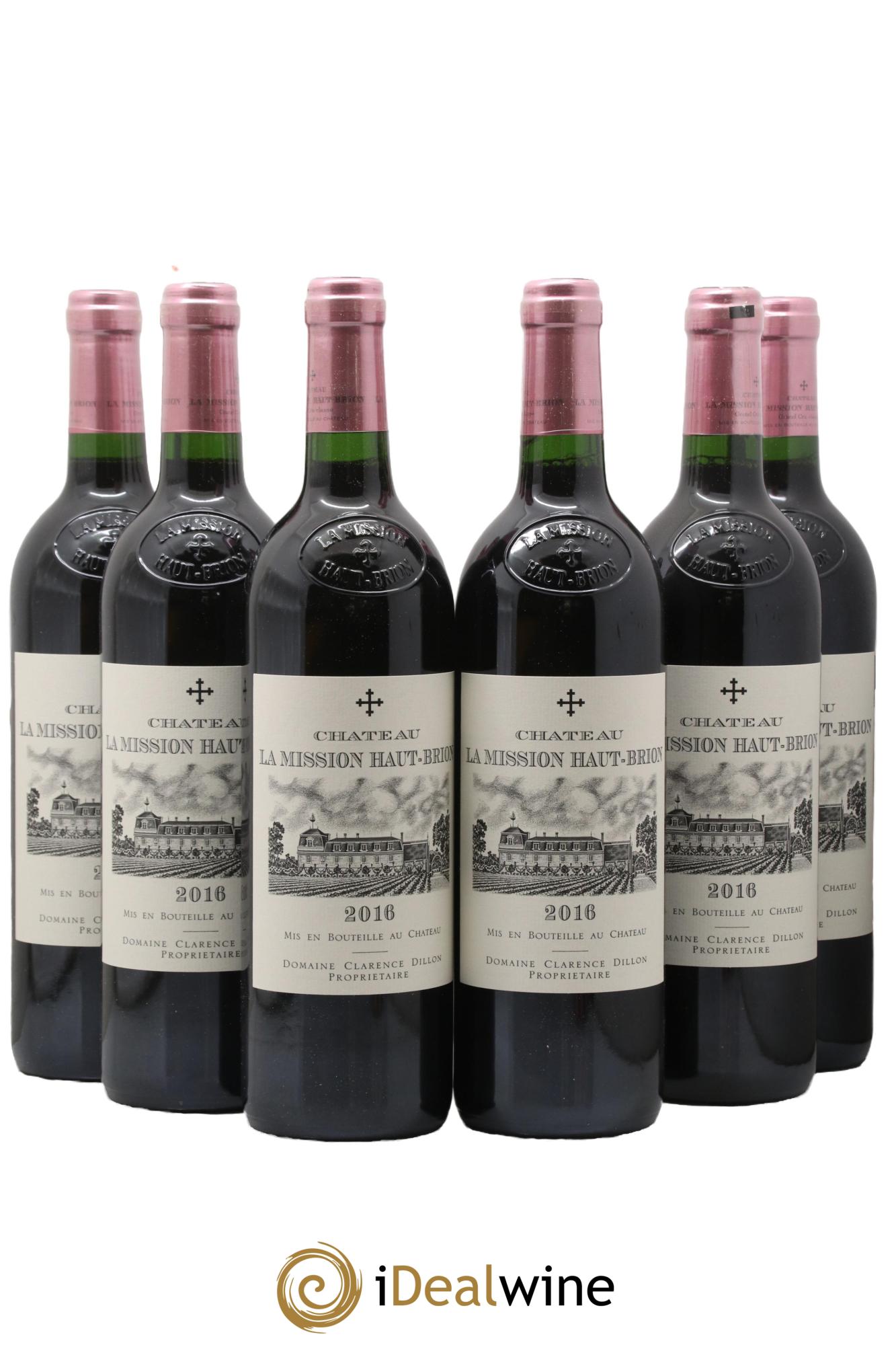 Château la Mission Haut-Brion Cru Classé de Graves 2016 - Lot de 6 bouteilles - 0