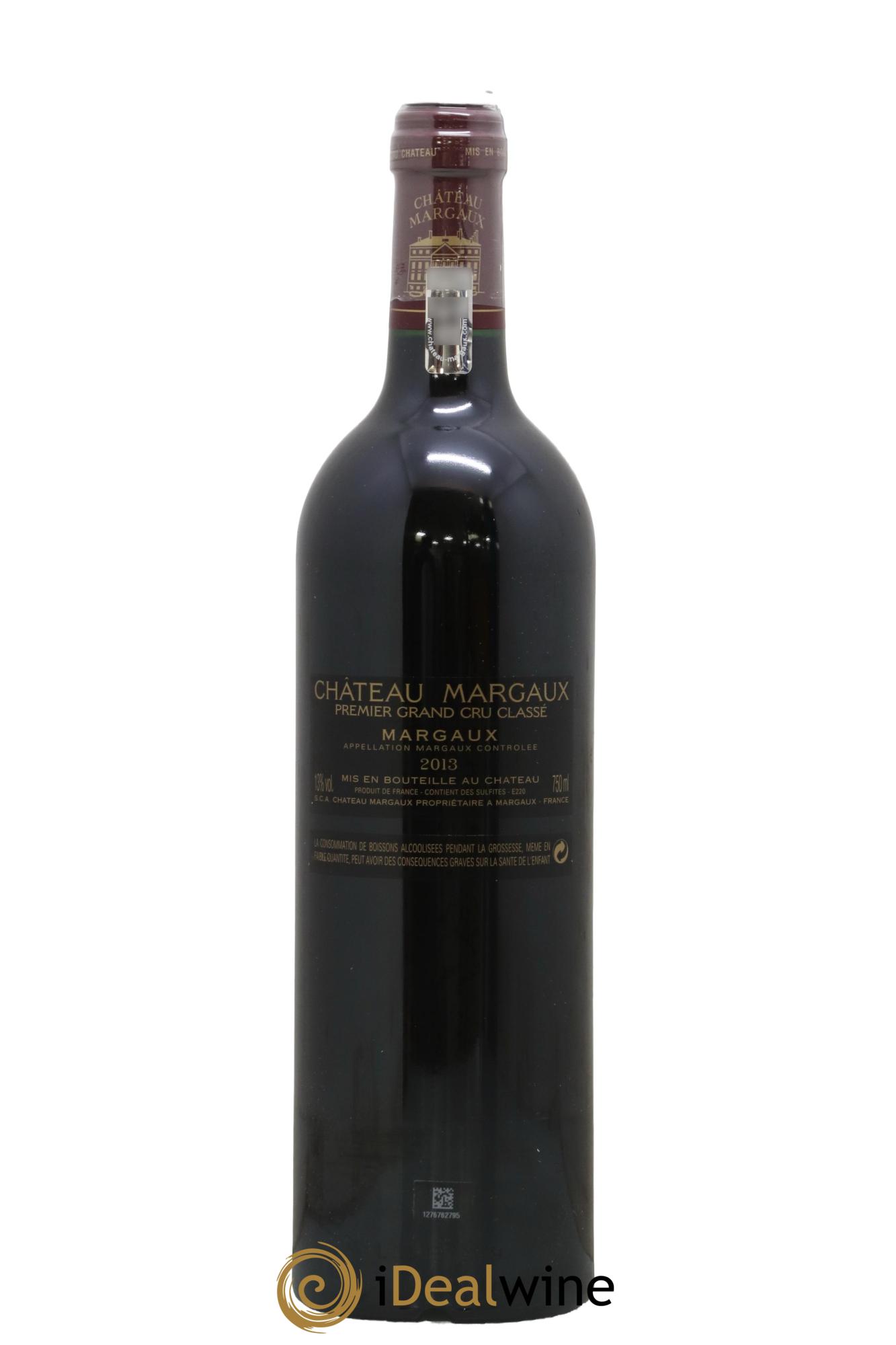 Château Margaux 1er Grand Cru Classé 2013 - Lot de 1 bouteille - 2