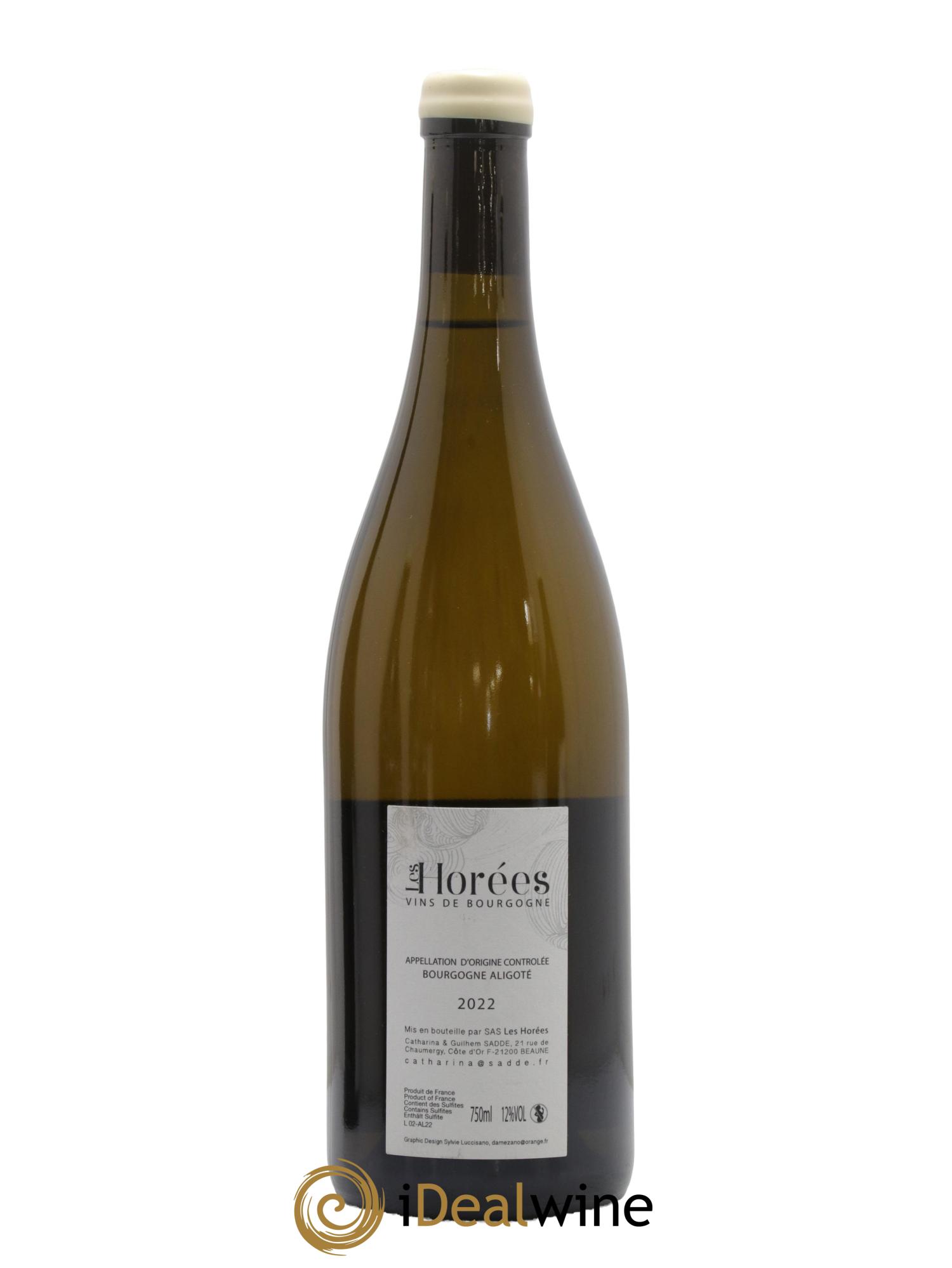 Bourgogne Aligoté En Coulezain Les Horées 2022 - Lot de 1 bouteille - 1