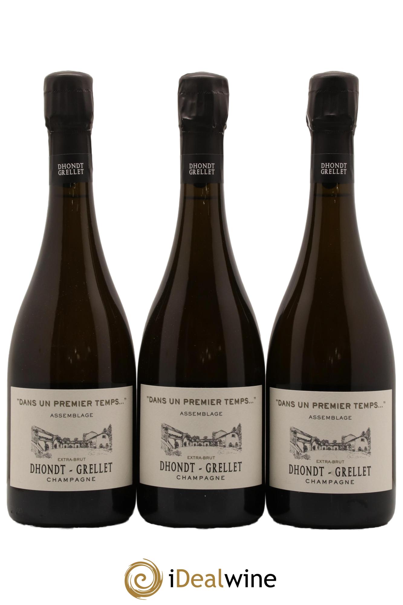 Dans un premier temps... Extra-Brut Dhondt Grellet - Lot of 3 bottles - 0