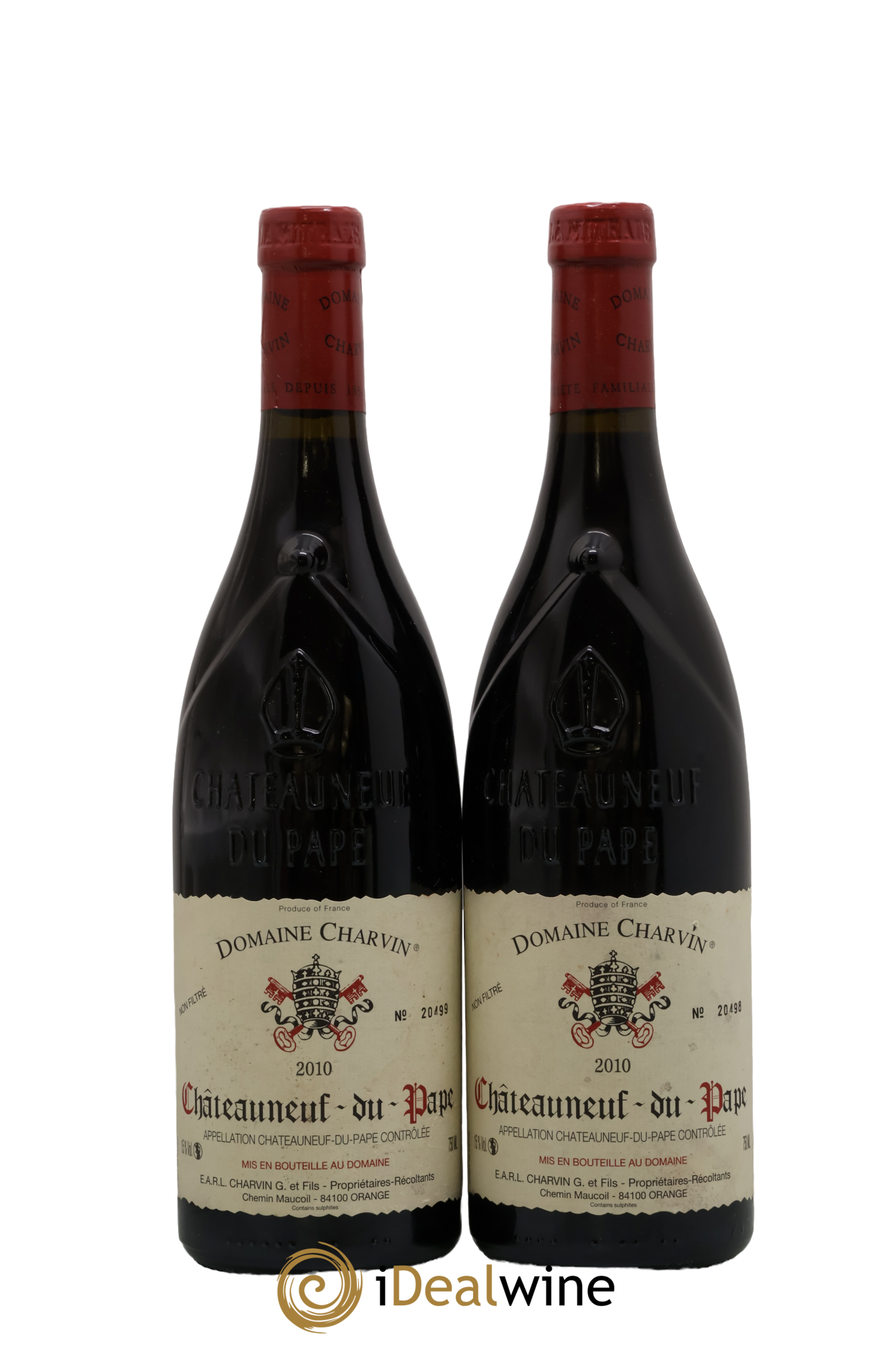 Châteauneuf-du-Pape Charvin (Domaine) 2010 - Lot de 2 bouteilles - 0
