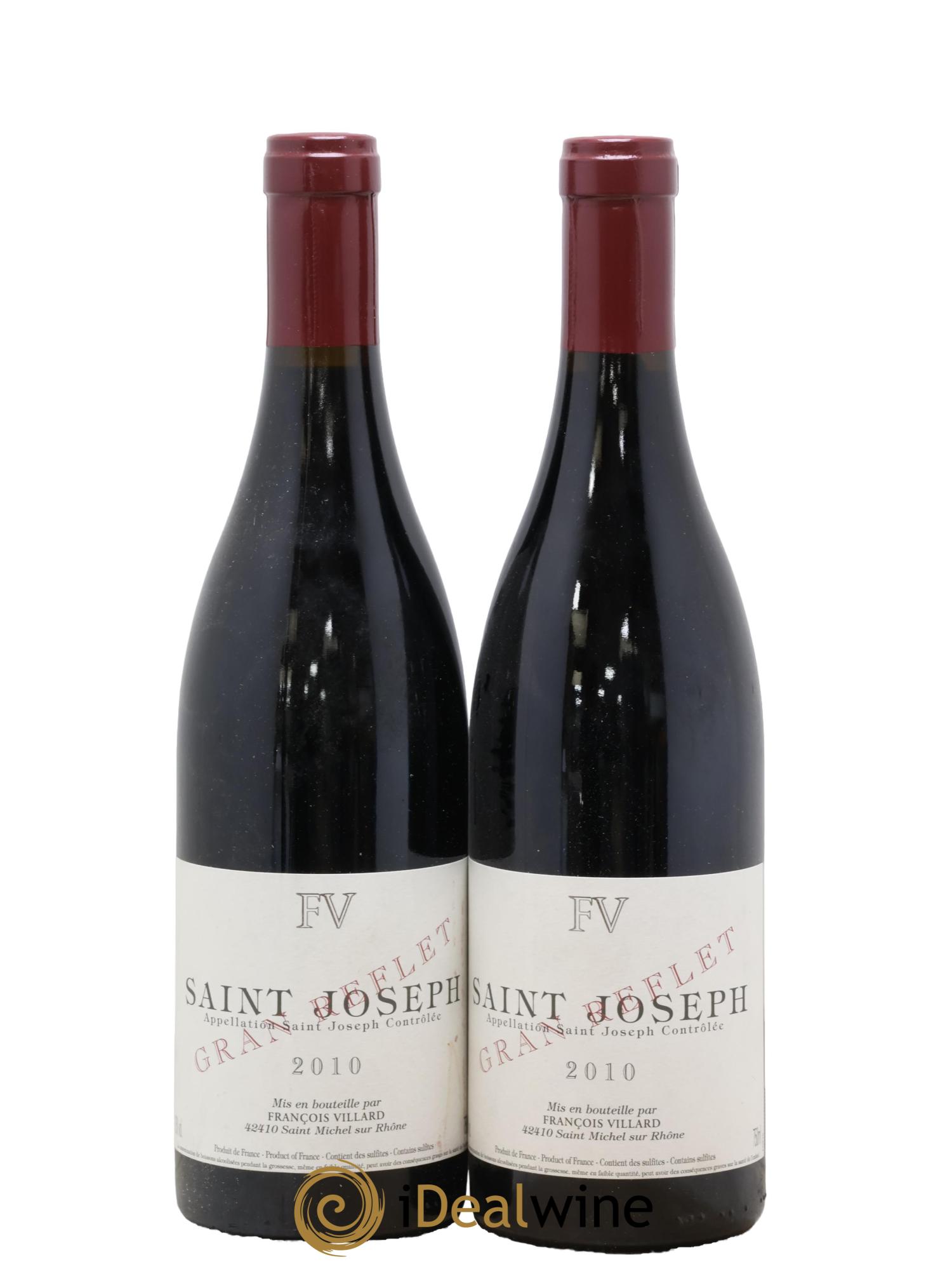 Saint-Joseph Gran Reflet François Villard 2010 - Lot de 2 bouteilles - 0