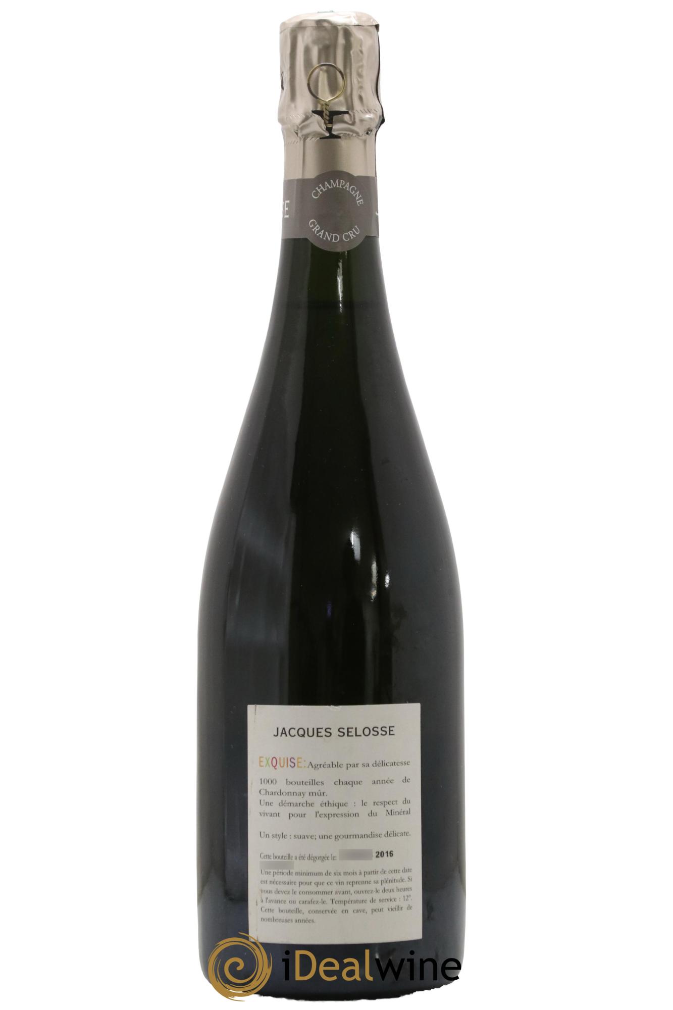 Exquise NV Jacques Selosse - Lot de 1 bouteille - 1