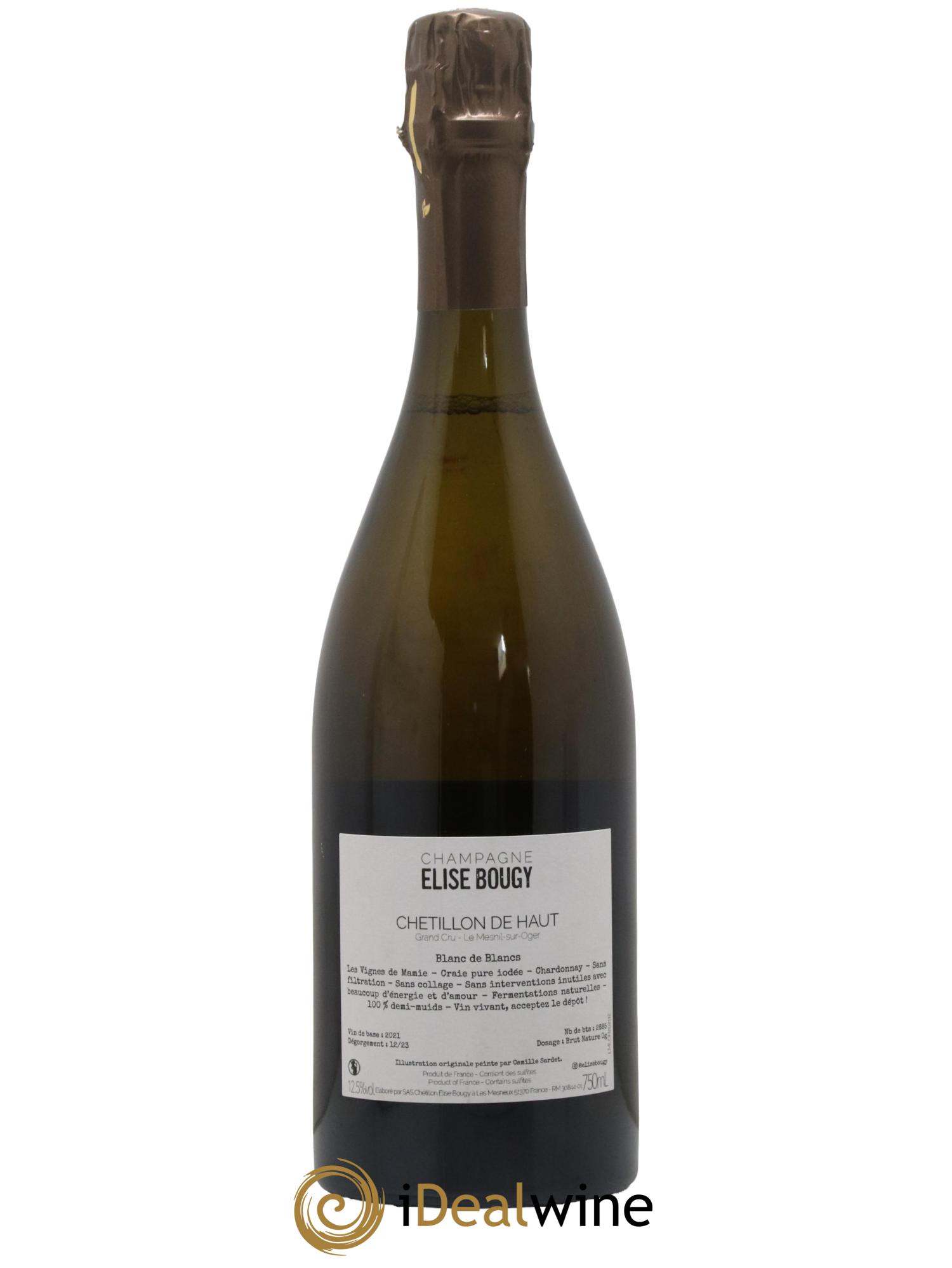 Chétillon de Haut Le Mesnil sur Oger Elise Bougy  - Posten von 1 Flasche - 1