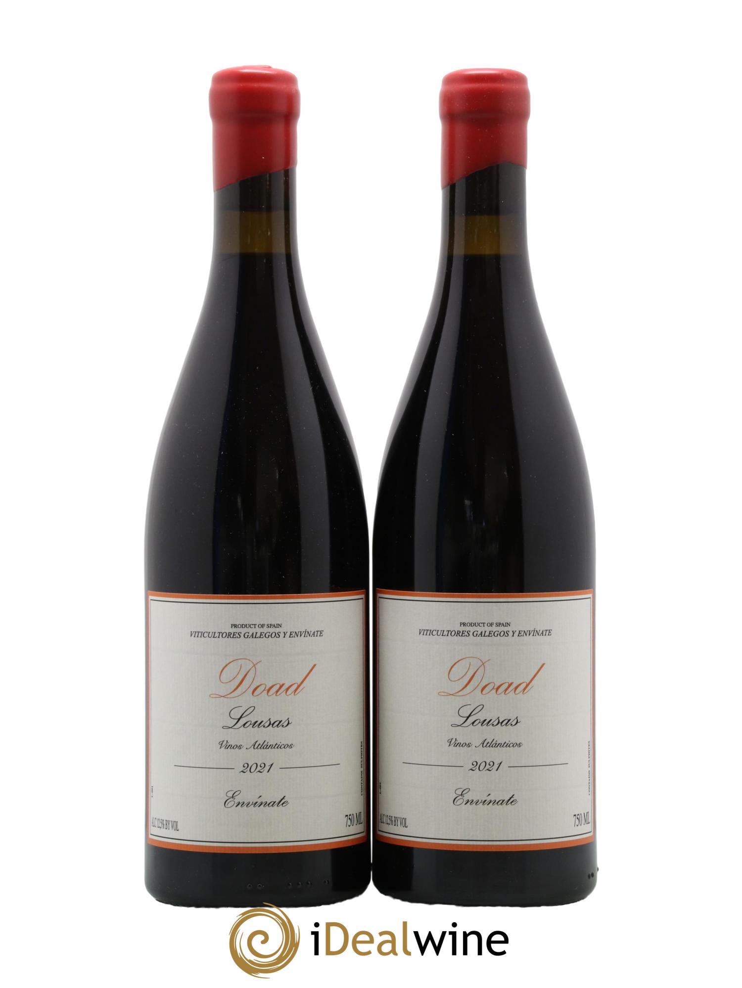 Vinos Atlánticos Lousas Parcela Doad Envinate 2021 - Lot de 2 bouteilles - 0