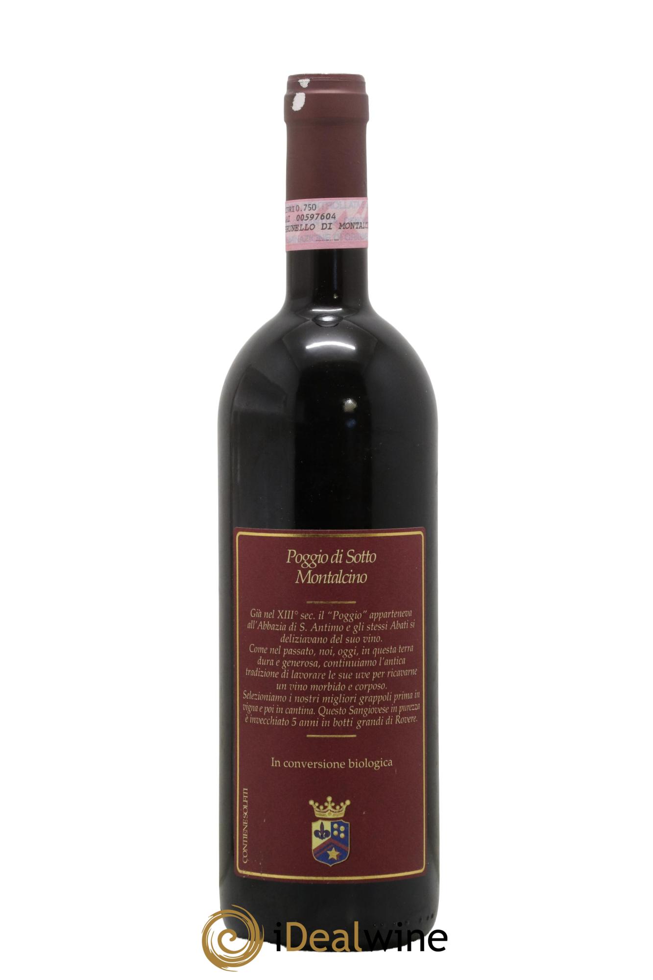 Brunello di Montalcino DOCG Poggio di Sotto 2004 - Lotto di 1 bottiglia - 1