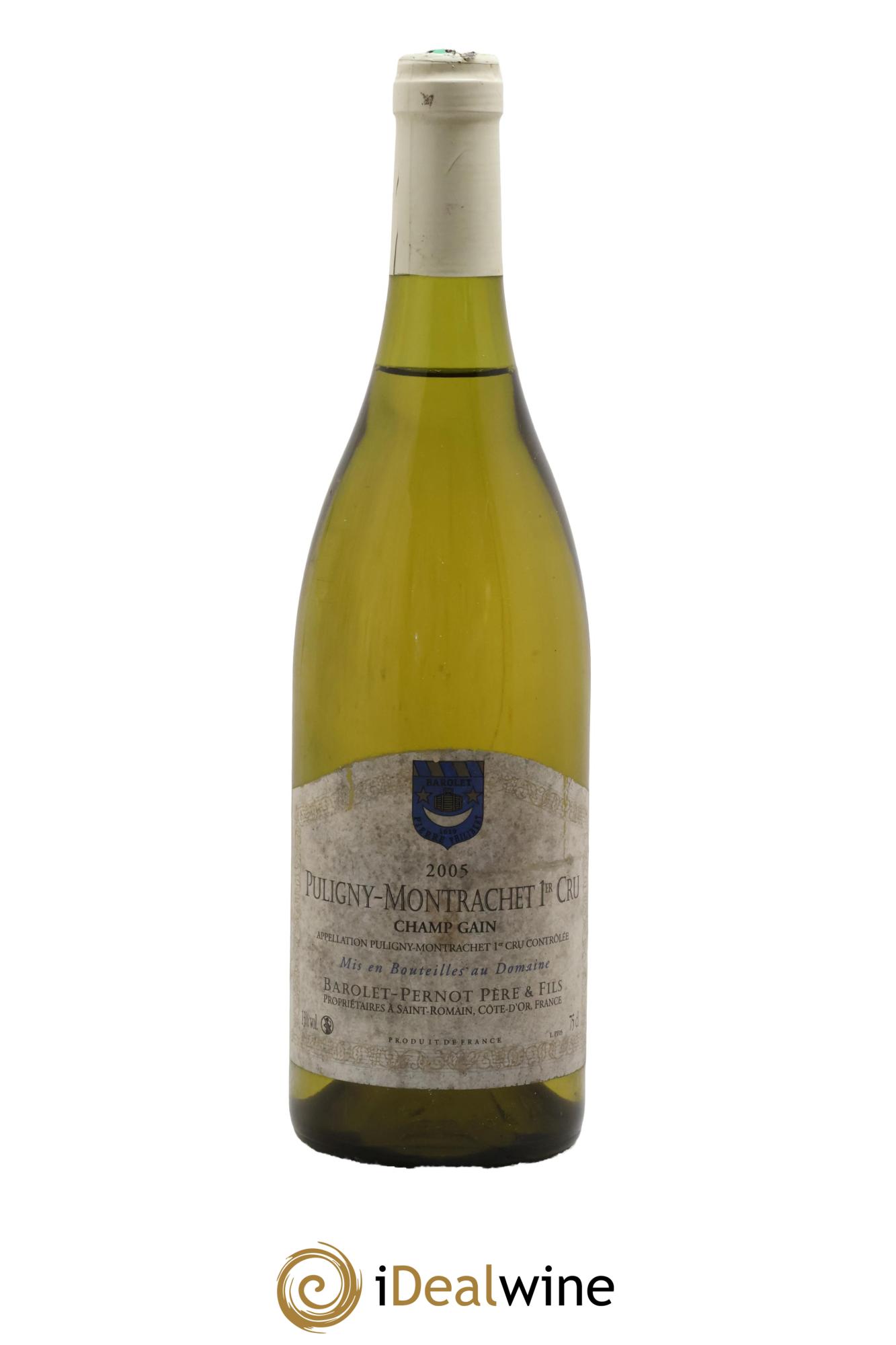 Puligny-Montrachet 1er Cru Champ Gain Barolet-Pernot 2005 - Posten von 1 Flasche - 0