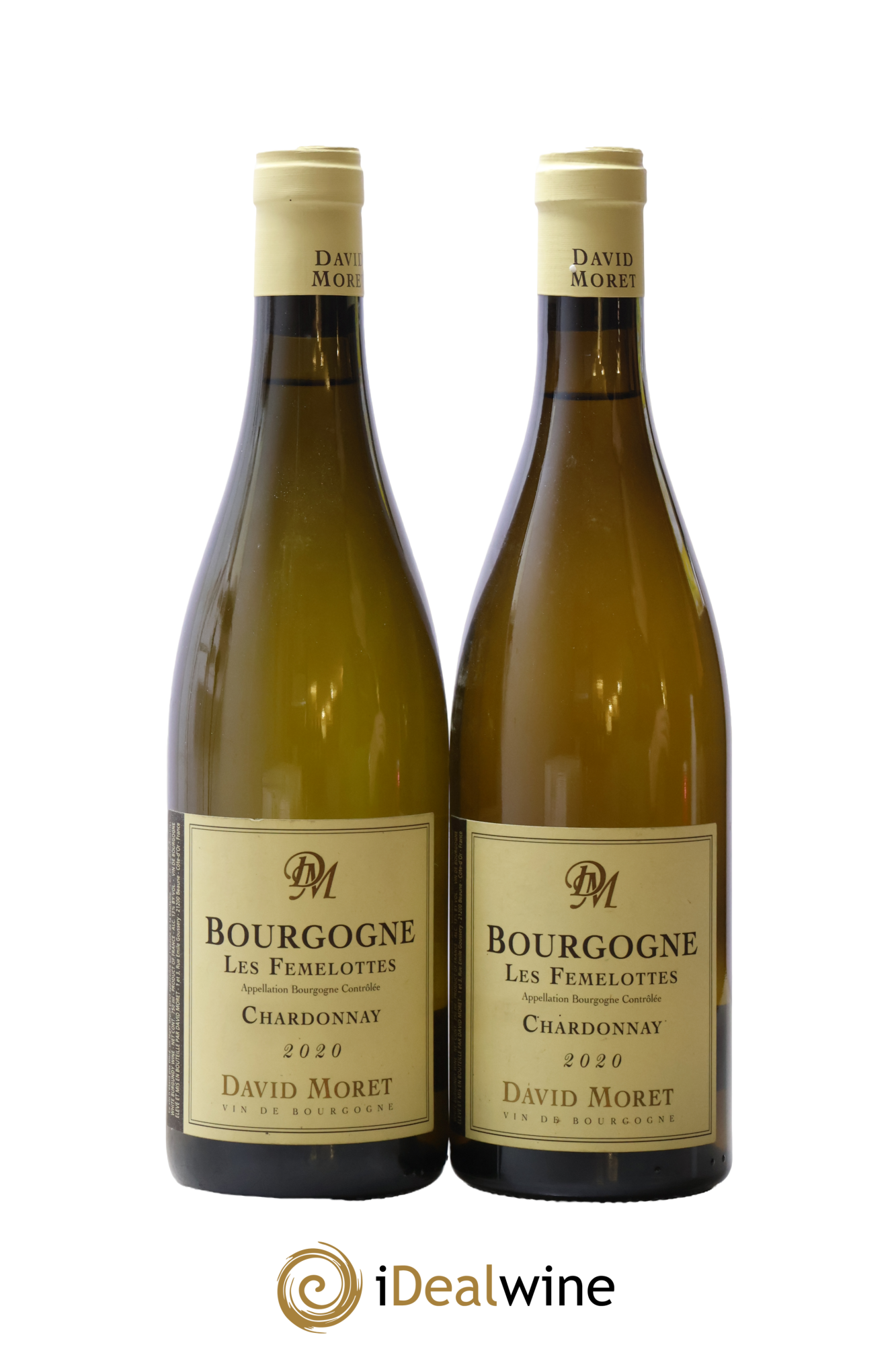 Bourgogne Les Femelottes Chardonnay David Moret 2020 - Lot de 2 bouteilles - 0