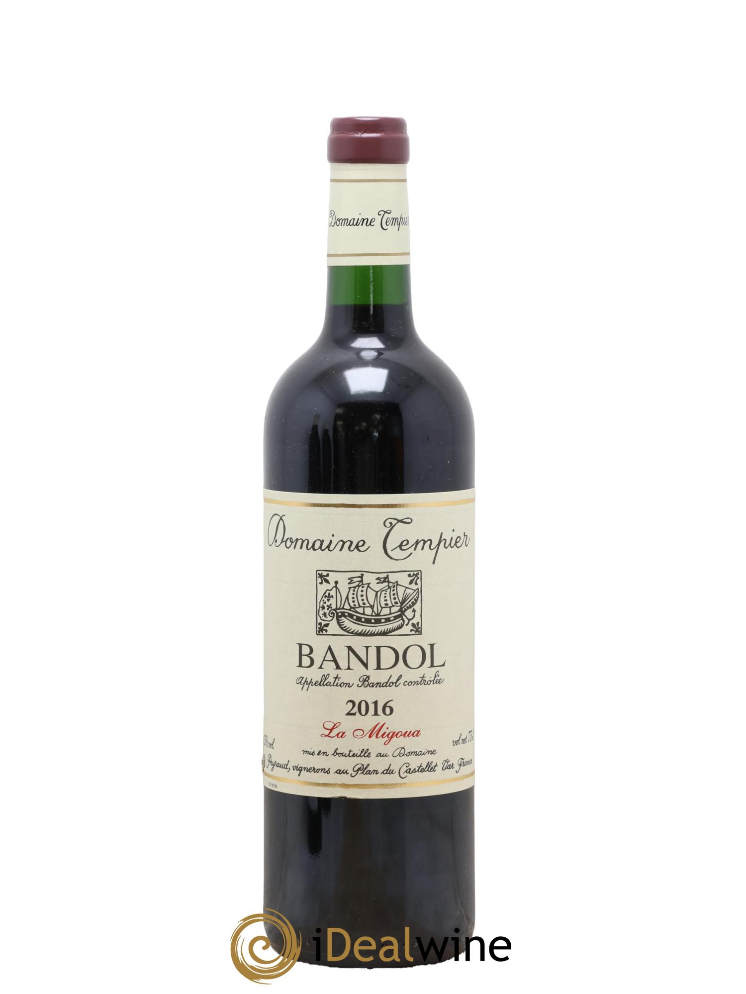 Bandol Domaine Tempier Cuvée La Migoua Famille Peyraud 2016 - Lot of 1 bottle - 0