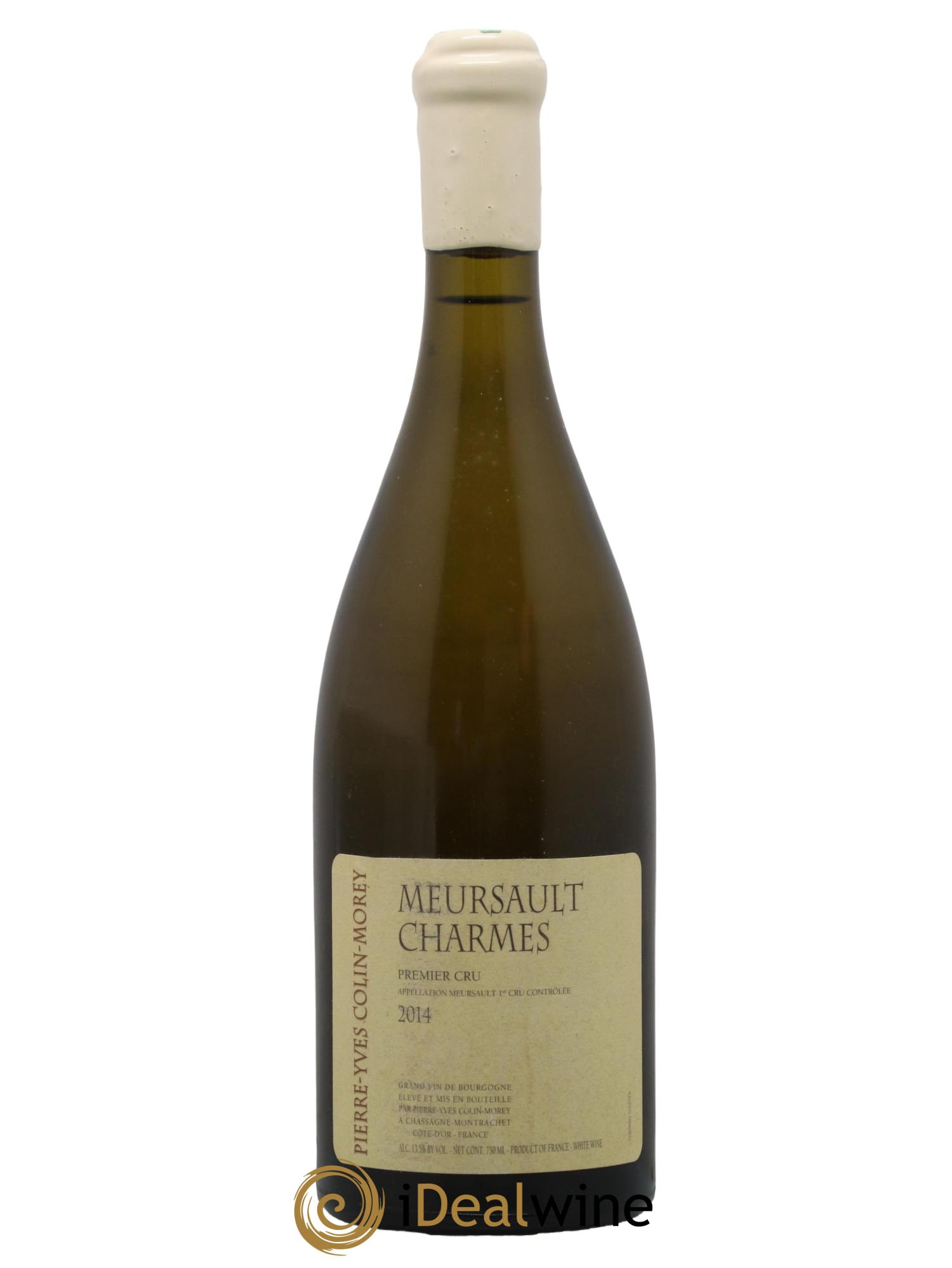 Meursault 1er Cru Charmes Pierre-Yves Colin Morey 2014 - Lot de 1 bouteille - 0