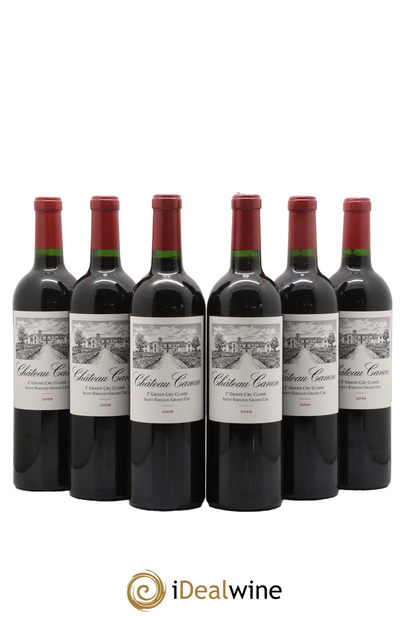Château Canon 1er Grand Cru Classé B 2019 - Lot of 6 bottles - 0