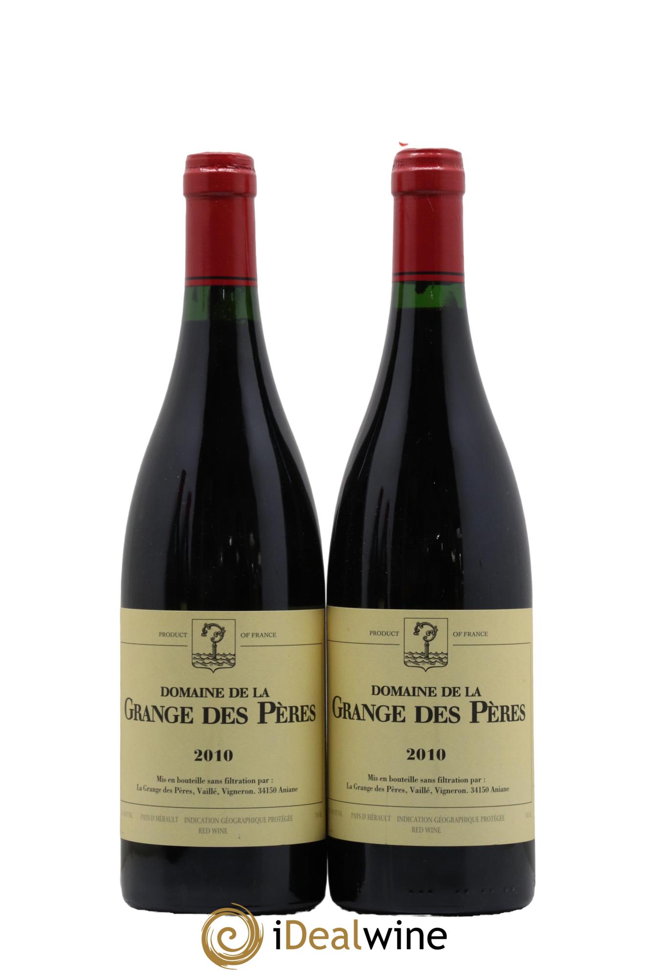 Pays d'Hérault Grange des Pères Laurent Vaillé 2010 - Lot de 2 bouteilles - 0