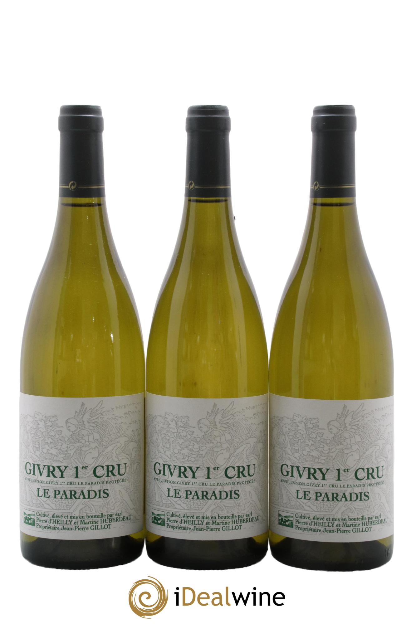 Givry 1er Cru Le Paradis Jean-Pierre Gillot 2015 - Lot de 6 bouteilles - 3