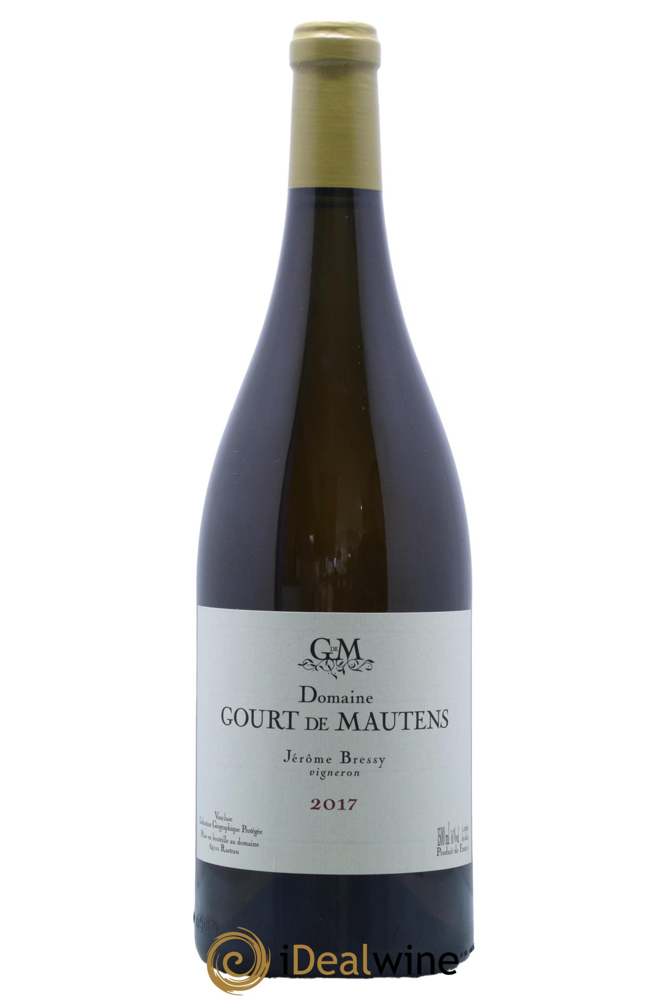 Vaucluse (Vin de Pays de Vaucluse) Domaine Gourt de Mautens - Jérôme Bressy 2017 - Lot de 1 magnum - 0