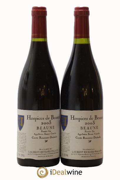 Beaune 1er Cru Cuvée Rousseau-Deslandes Hospices de Beaune 2003 - Lot de 2 bouteilles - 0