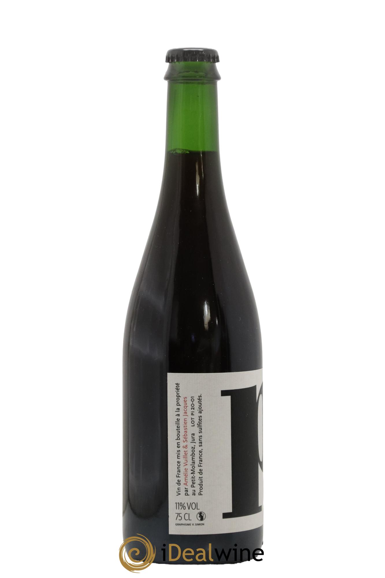 Vin de France Pif Amélie Vuillet et Sébastien Jacques 2020 - Lot de 1 bouteille - 1