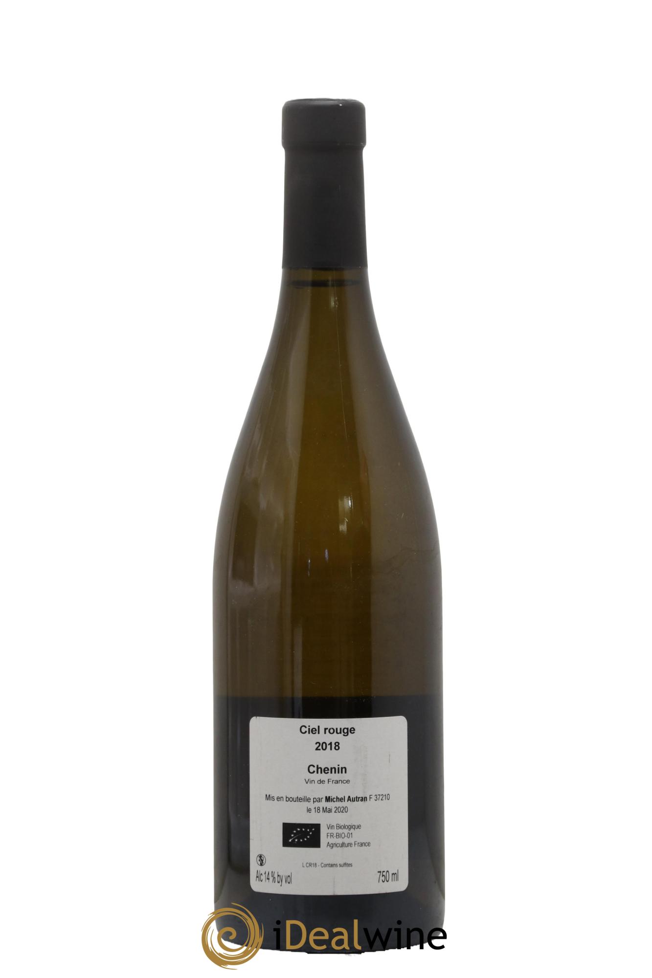 Vin de France Ciel Rouge Michel Autran 2018 - Lot de 1 bouteille - 1