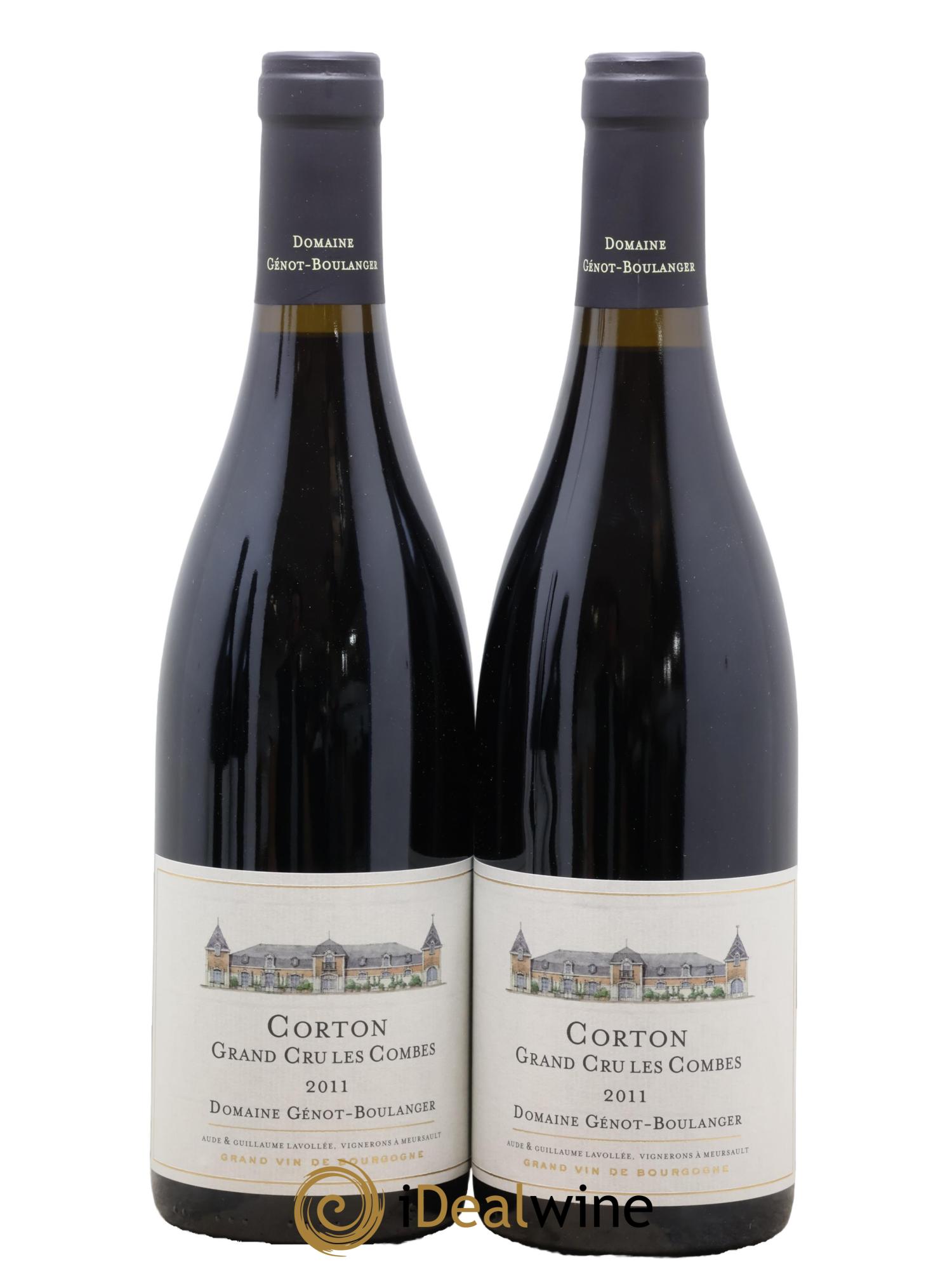 Corton Grand Cru Les Combes Génot-Boulanger (Domaine) 2011 - Posten von 2 Flaschen - 0